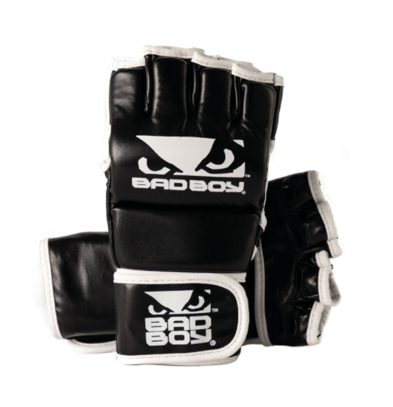 Bad Boy Mit Daumen MMA-Handschuhe - Schwarz/Weiß