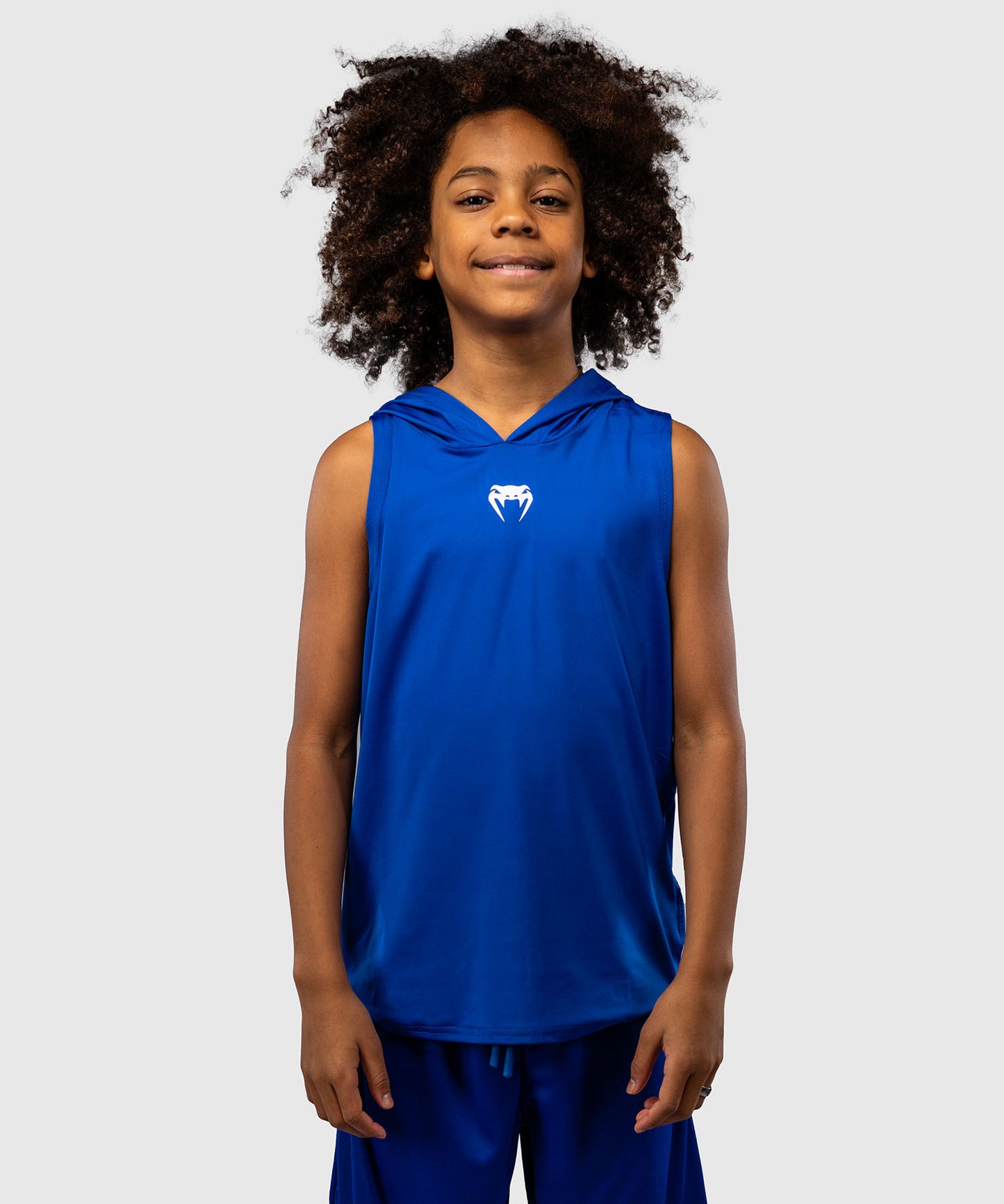 Venum Elite Kids Sleeveless Dry-Tech Hoodie - Royal Blue