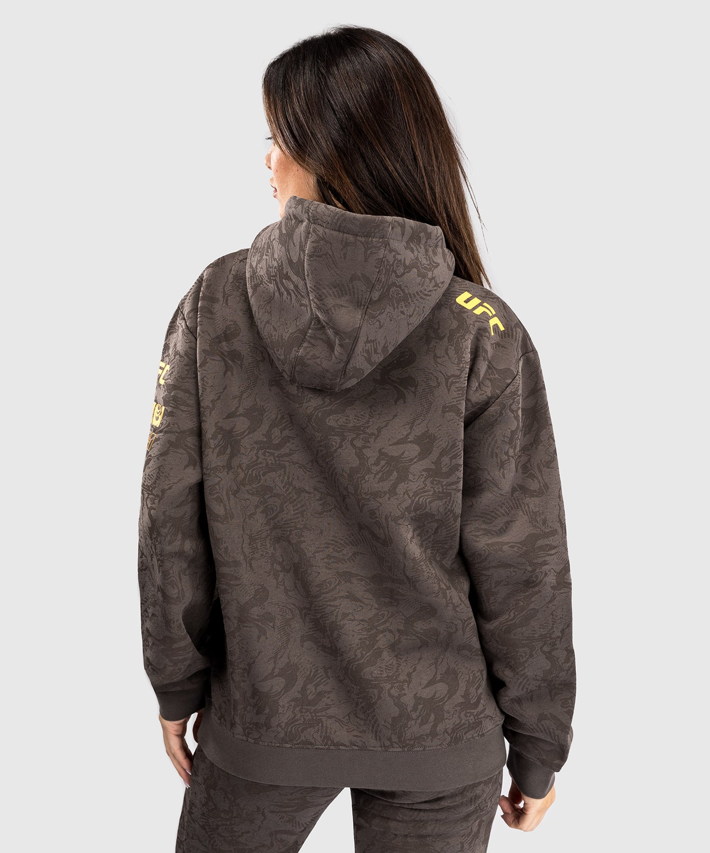 UFC Fusion by Venum Fight Week Sudadera con Capucha para Mujer - Marrón tierra