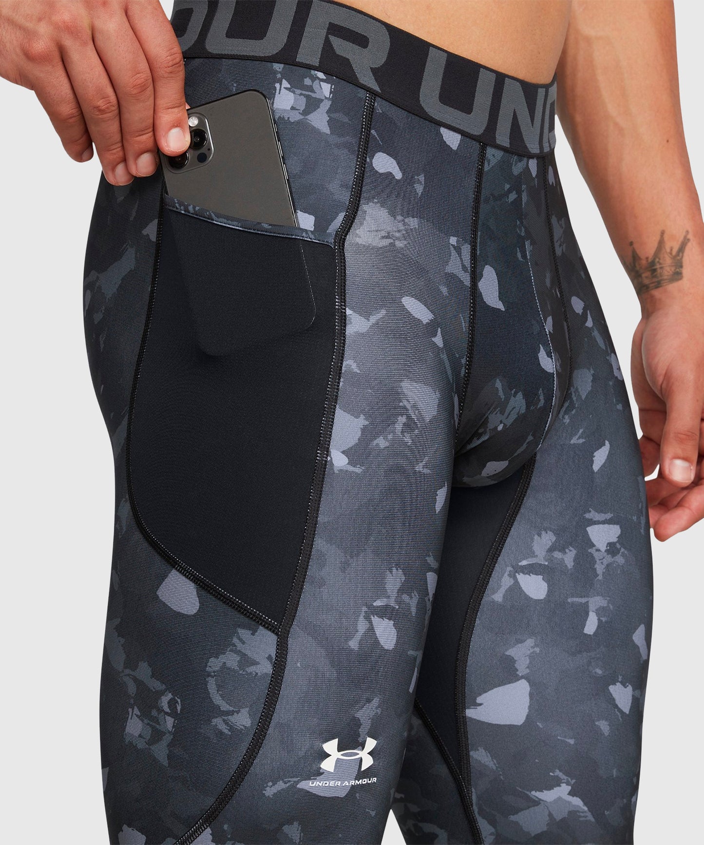 Under Armour Heatgear Pantalón de Compresión – Negro/Camo