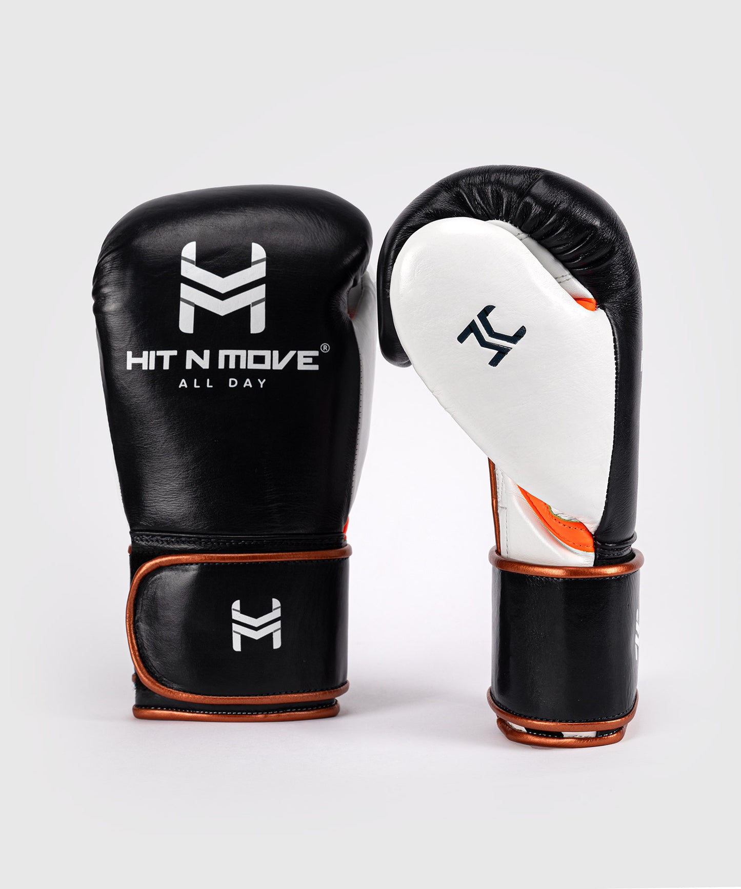 Hit N Move All Day® Pro Balance Boxhandschuhe - Blau/Weiß/Orange