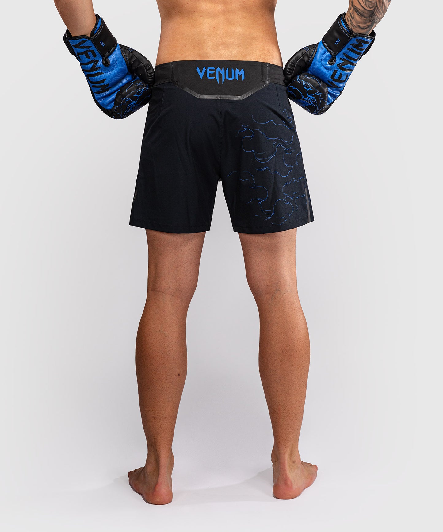 Venum Thunder Dragon Pantaloncini da Combattimento – Nero/Blu Reale