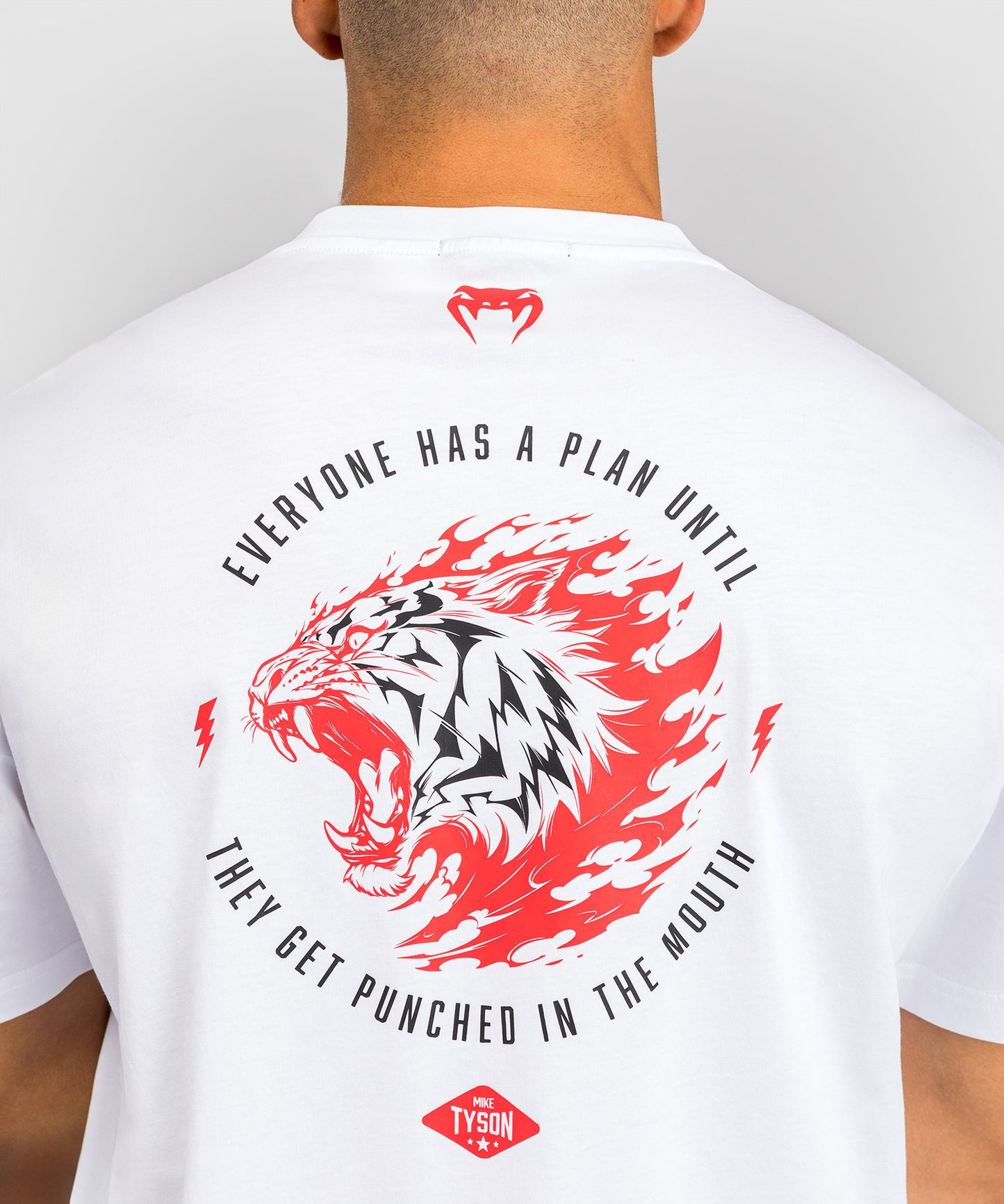 T-Shirt Venum x Mike Tyson Tiger - Blanc Optique