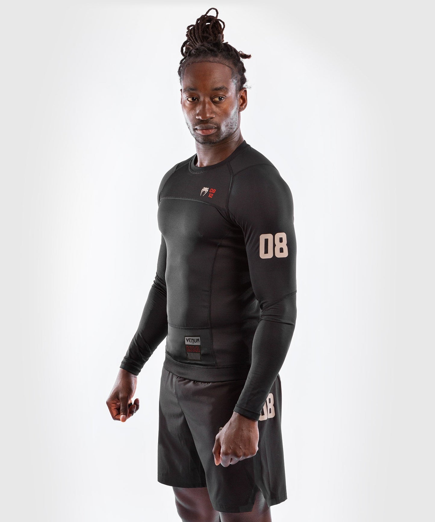 Venum Loma 08-12 Langarm-Rashguard - Schwarz