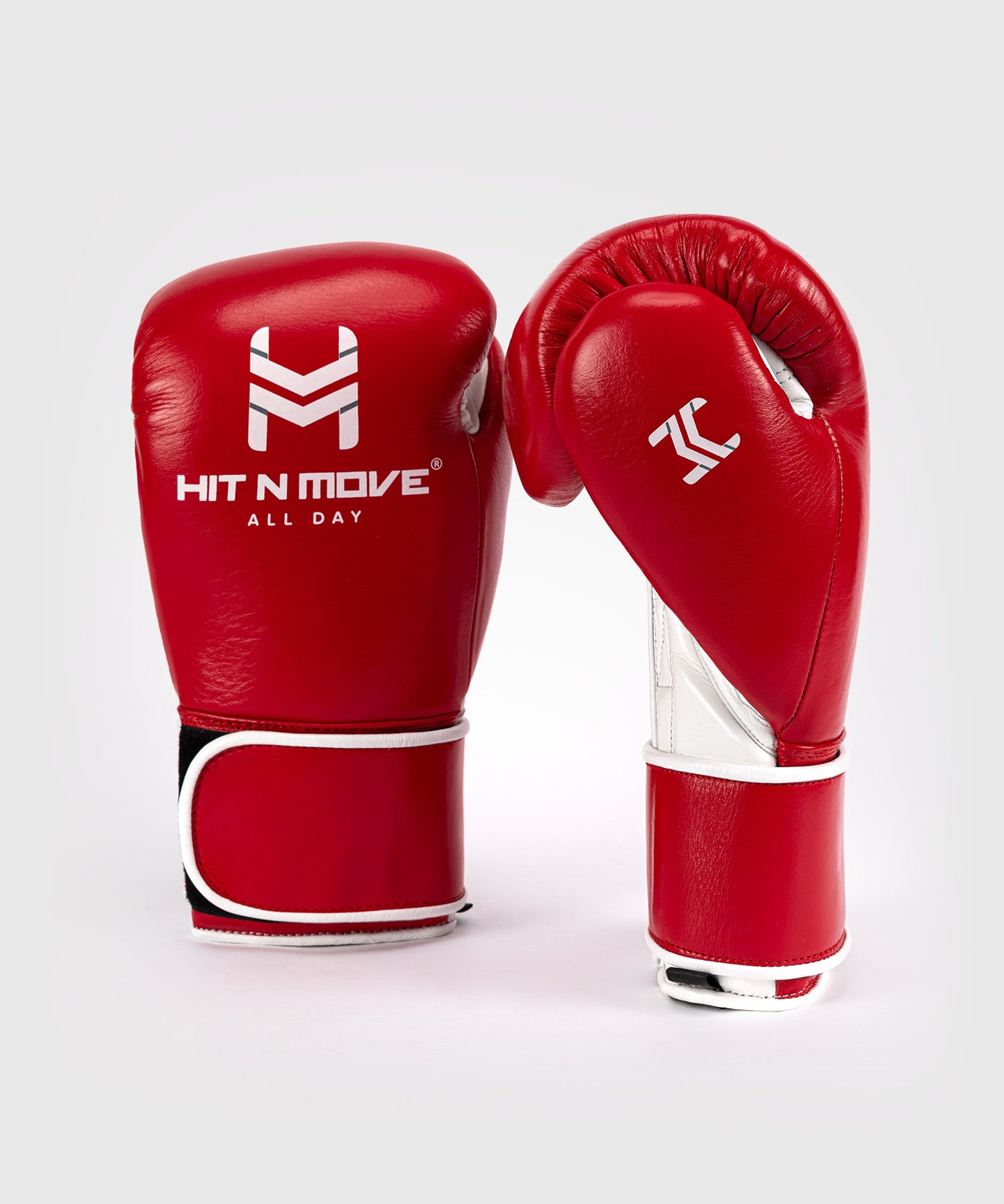 Hit N Move All Day® Pro Agility Boxhandschuhe - Rot/Weiß