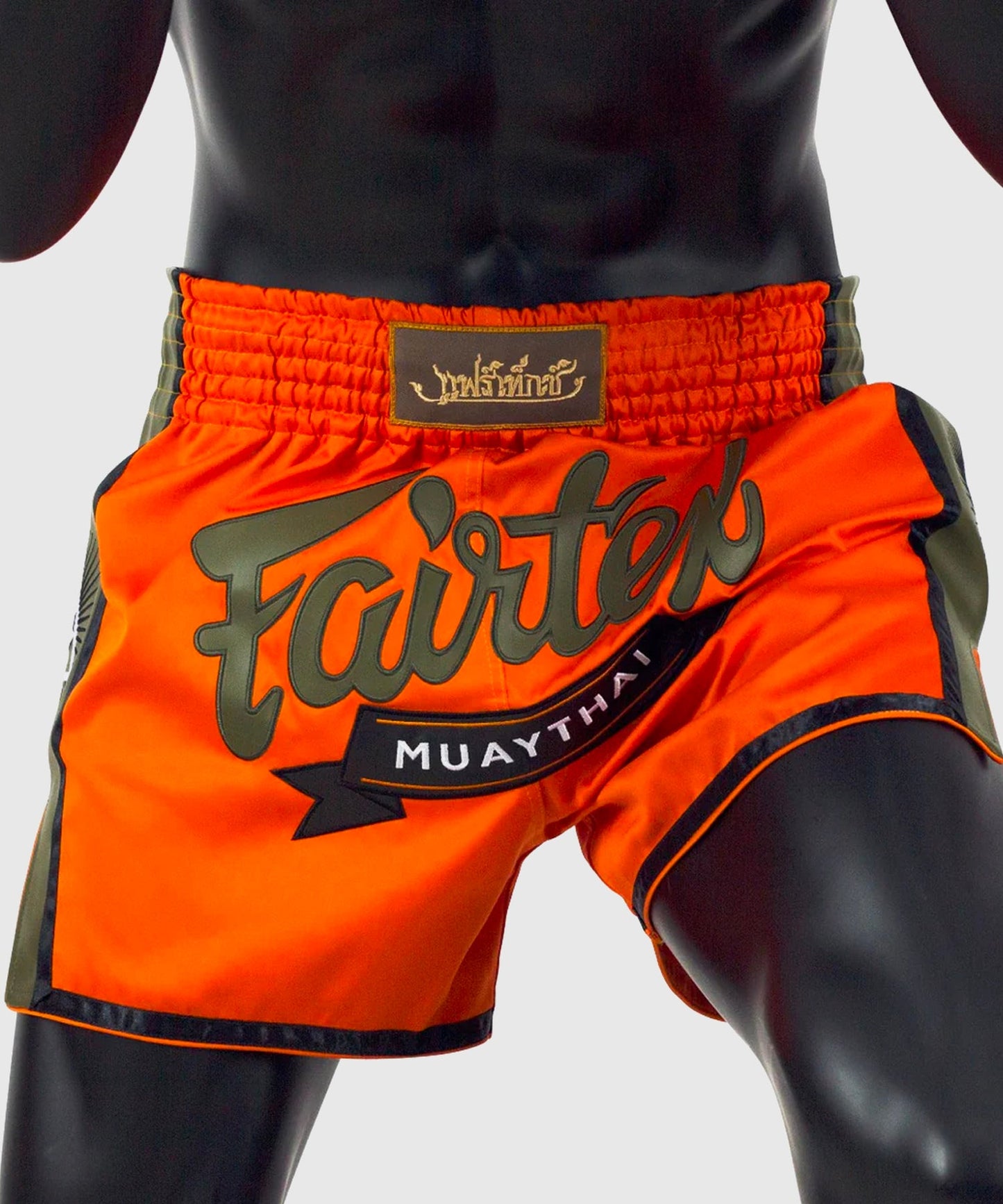 Fairtex Pantalones de Muay Thai - Naranja