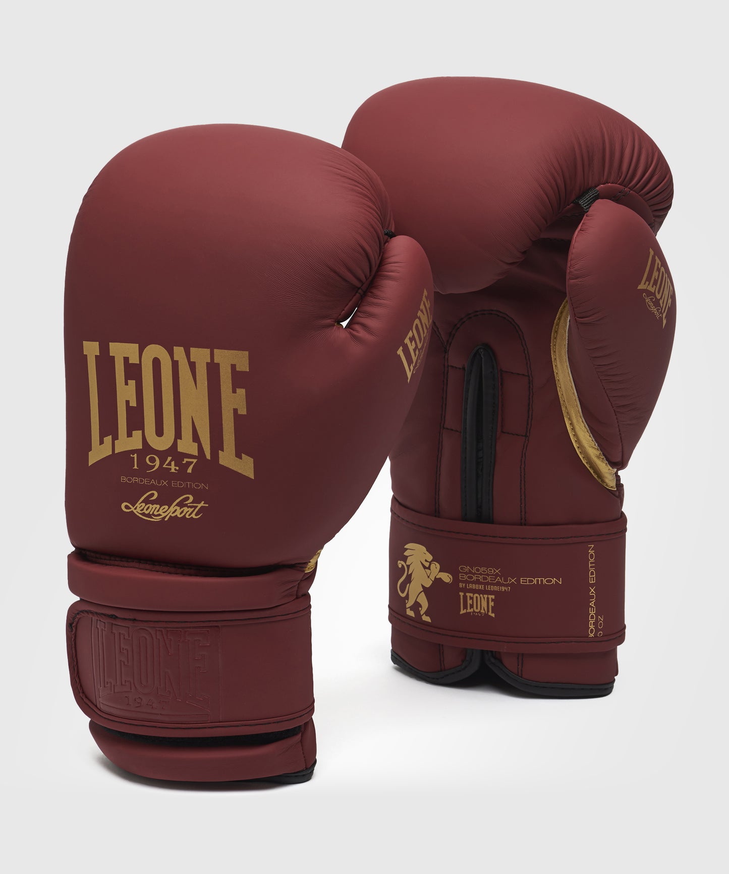 Leone GN059X Guantes de Boxeo - Burdeos