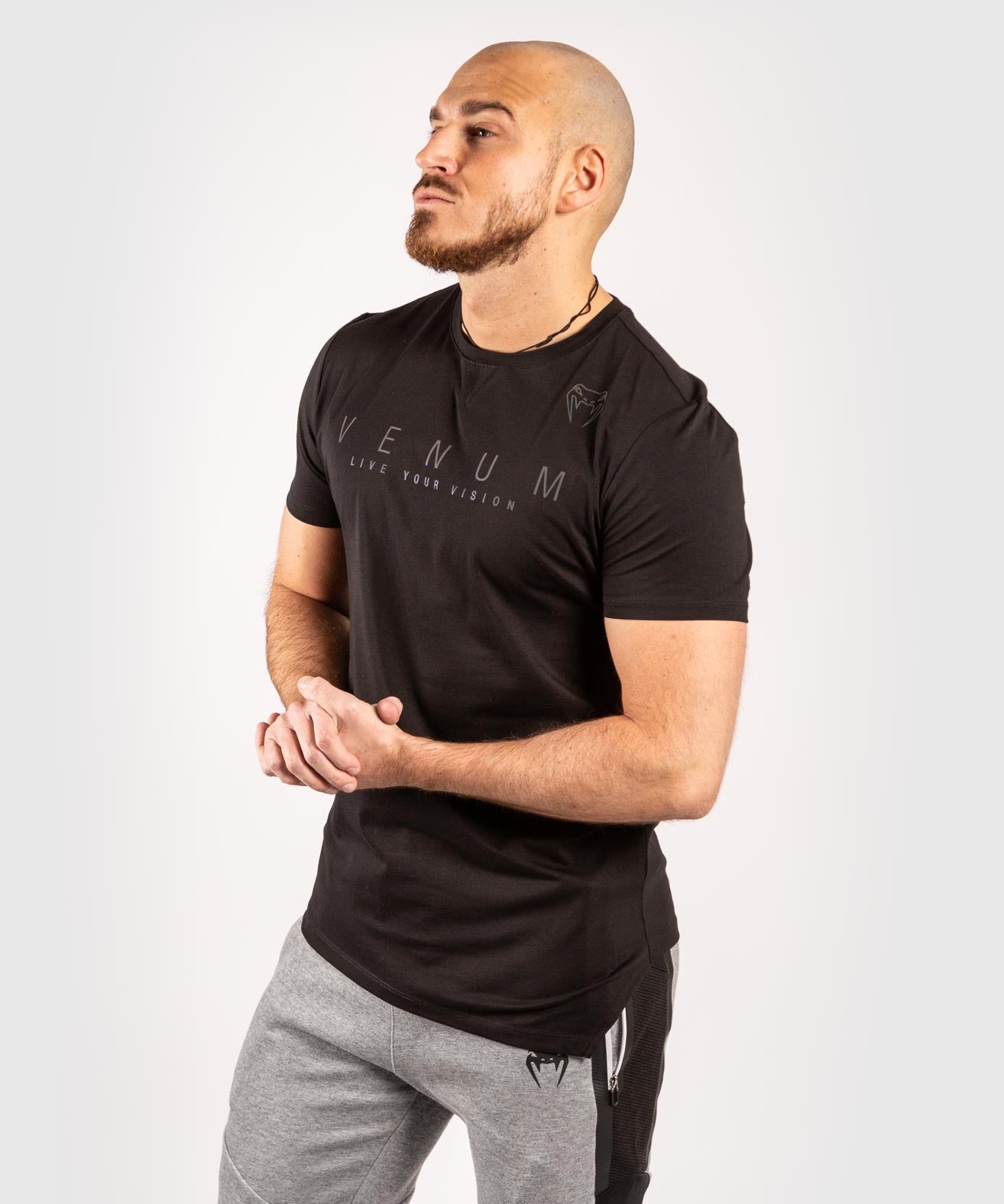 Venum LiveYourVision T-Shirt - Black/Irish
