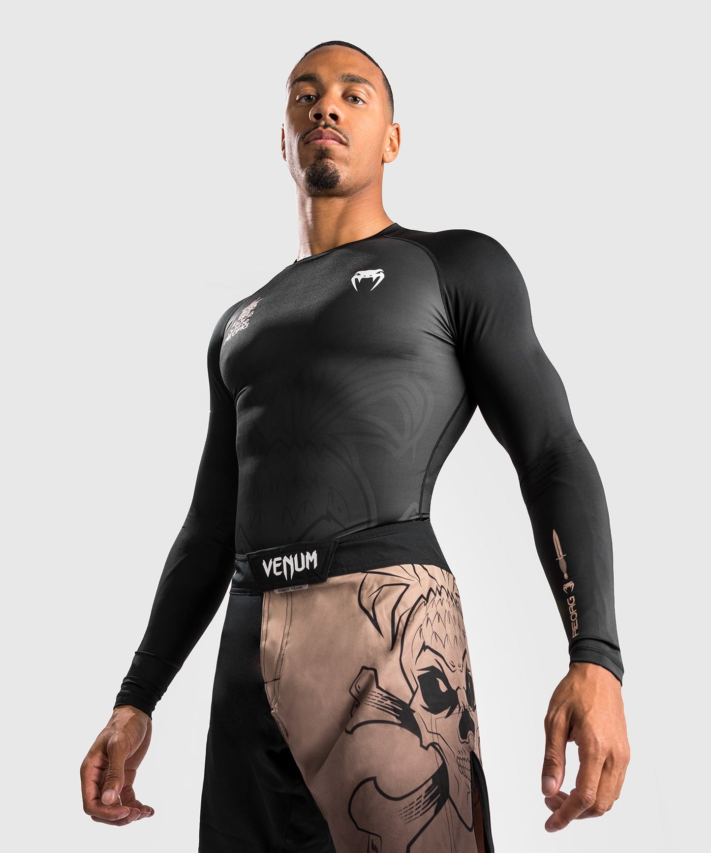 Venum Reorg Rashguard - Langarm - Schwarz