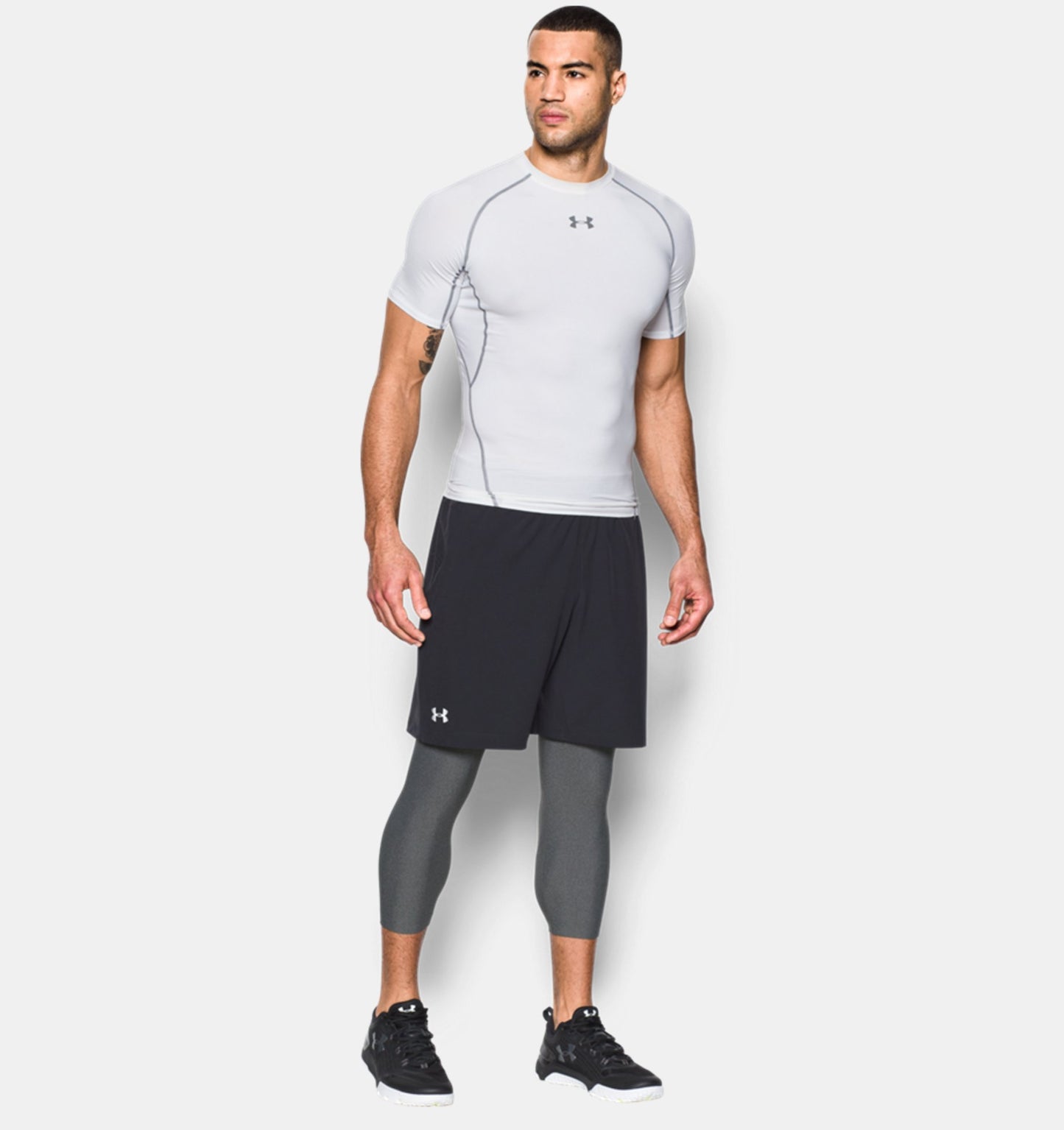 Legging Under Armour HeatGear® pour homme - Gris/Noir