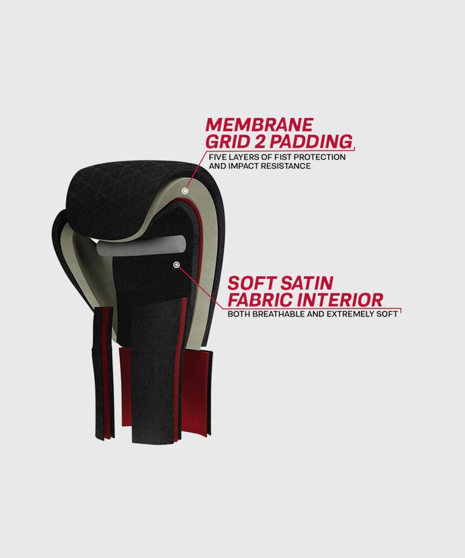 RDX F4 Boxing Gloves - Grey/Black