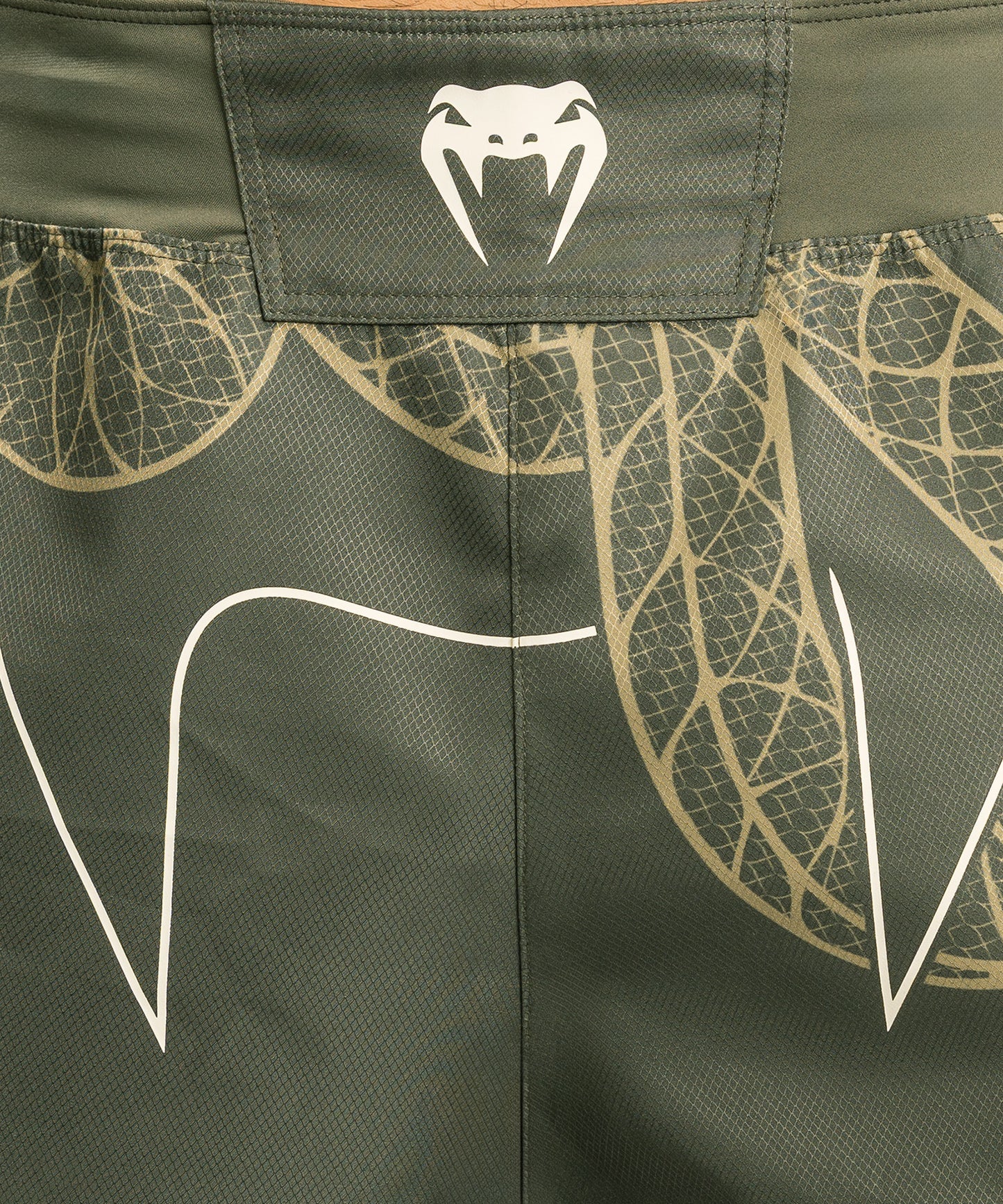 Venum Serpenti Fight Shorts - Khaki/Bronze/Ivory