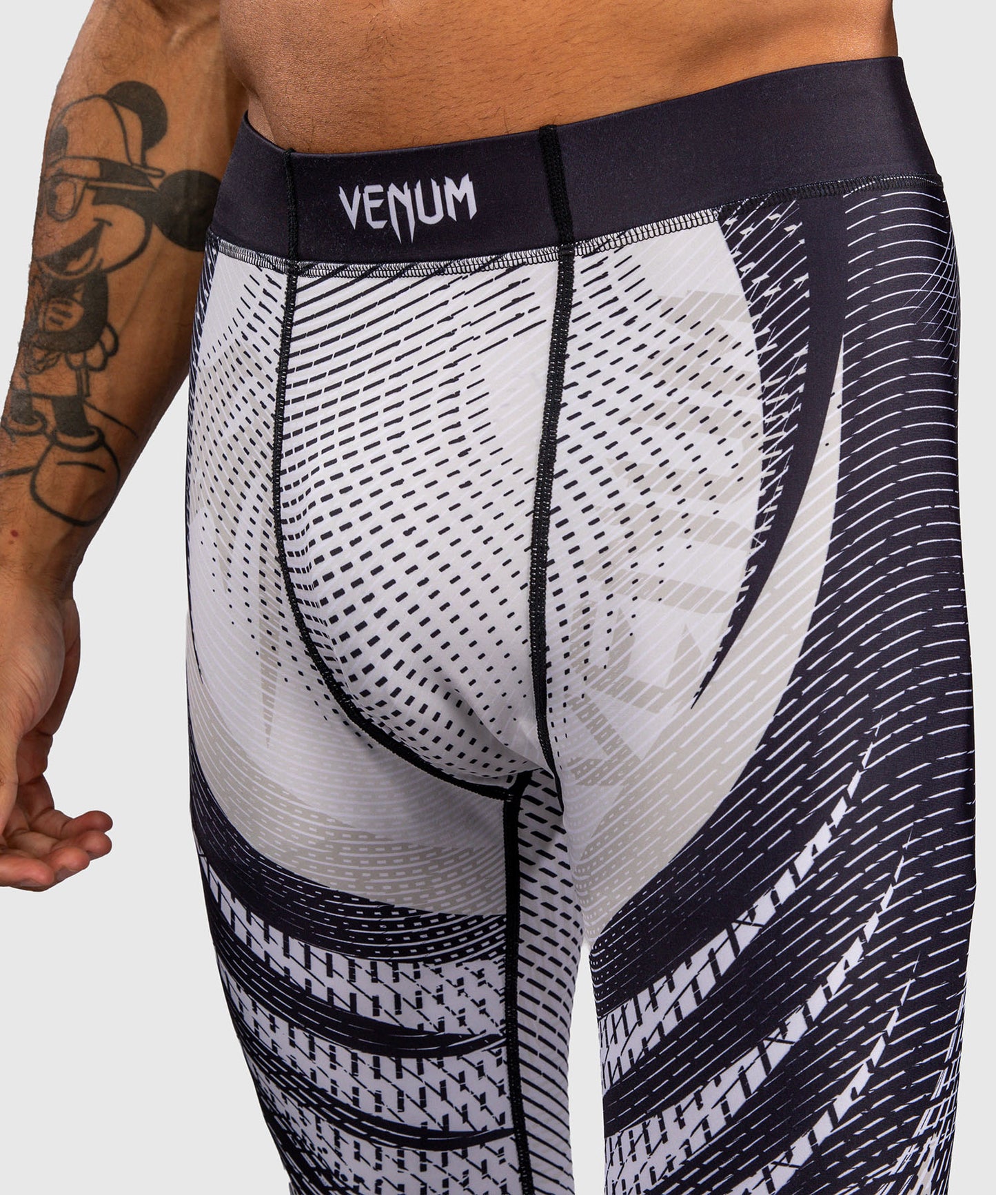 Venum Galactic 3.0 Pantalones de compresión - Blanco Hueso/Negro