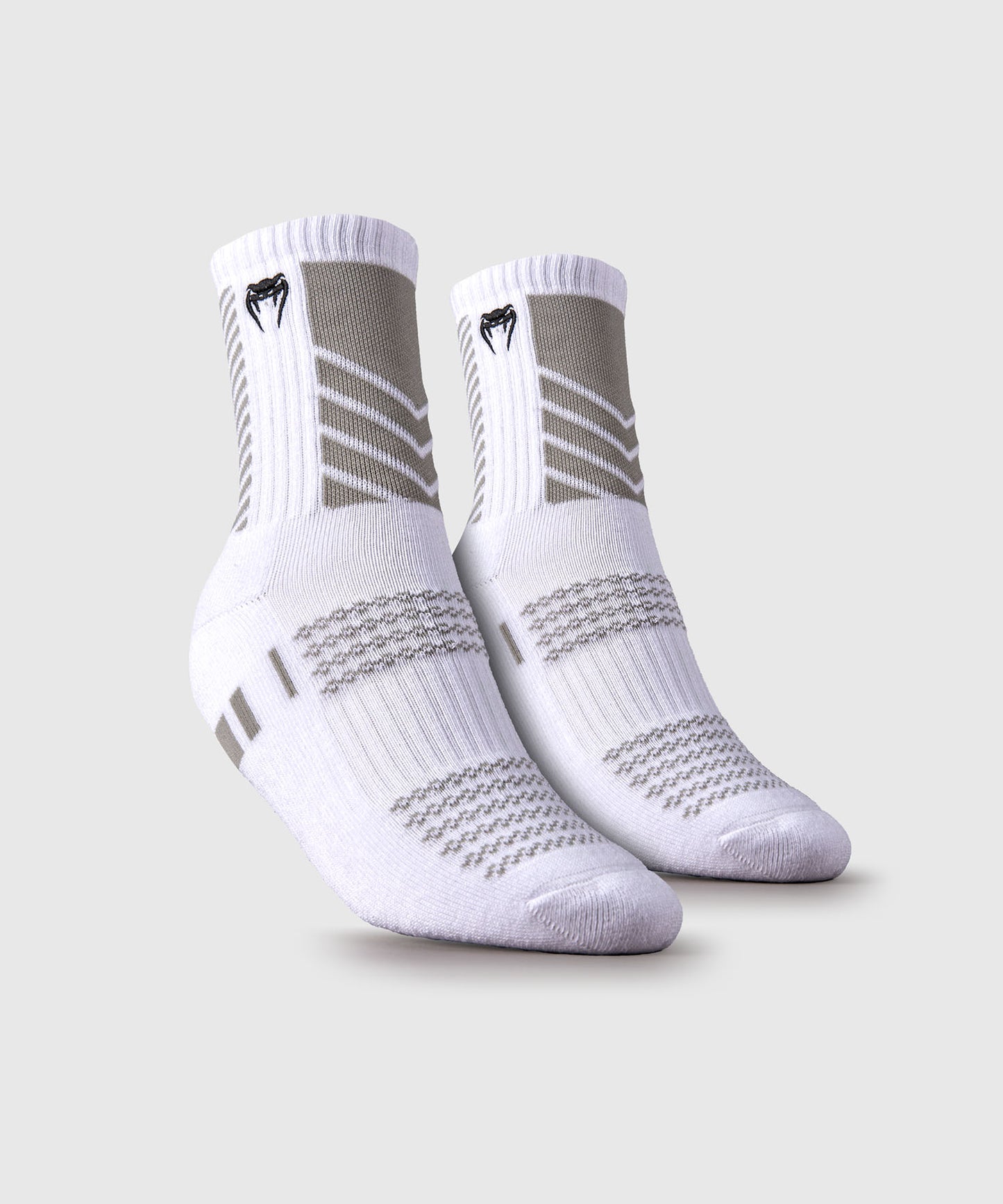Venum Vector Crew Socks 3 Pack - White/Grey