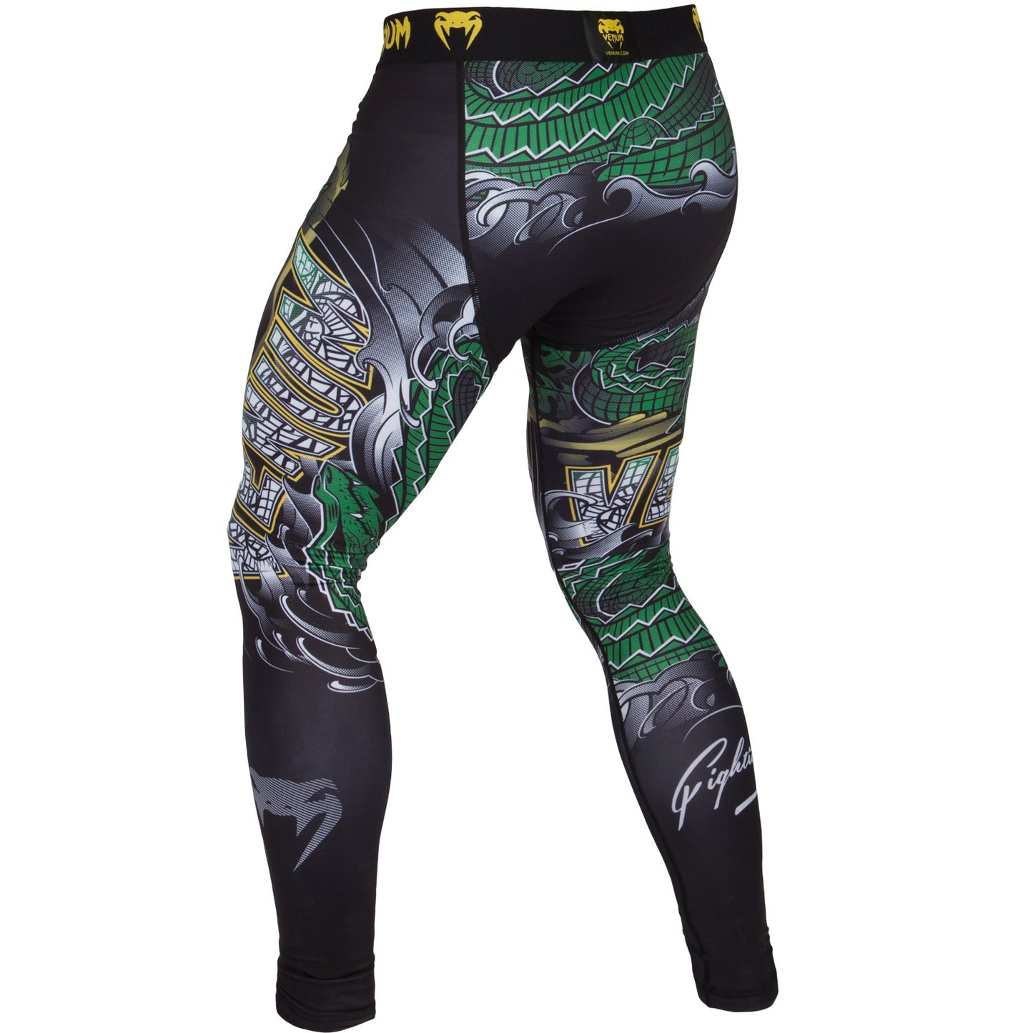 Venum Crocodile Spats - Schwarz