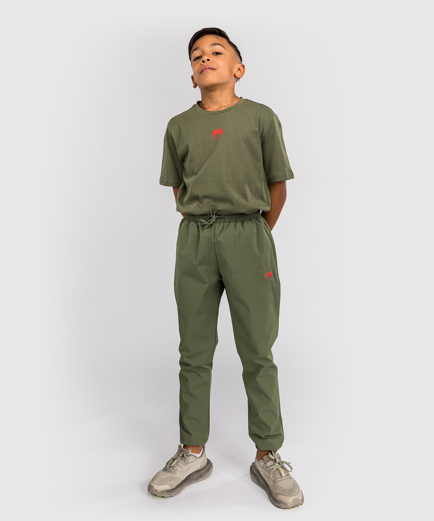 Venum Vectra Kinder Jogginghosen - Armeegrün/Orange