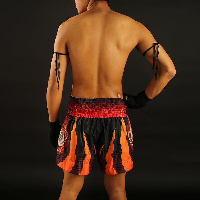 Tuff Tiger Muay Thai Shorts - Schwarz