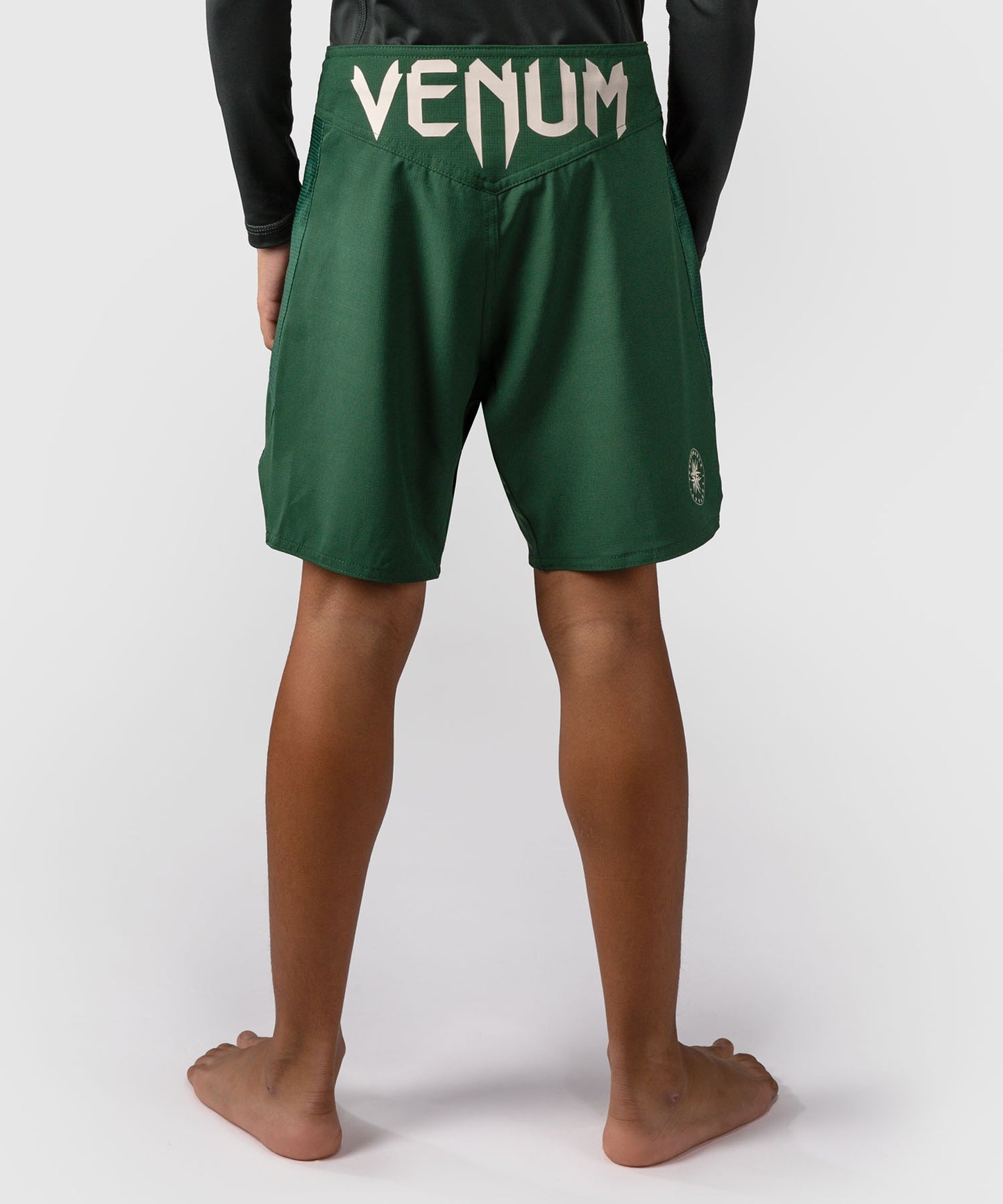 Venum Attack Fightshorts Niños - Verde Bosque/ Blanco Roto