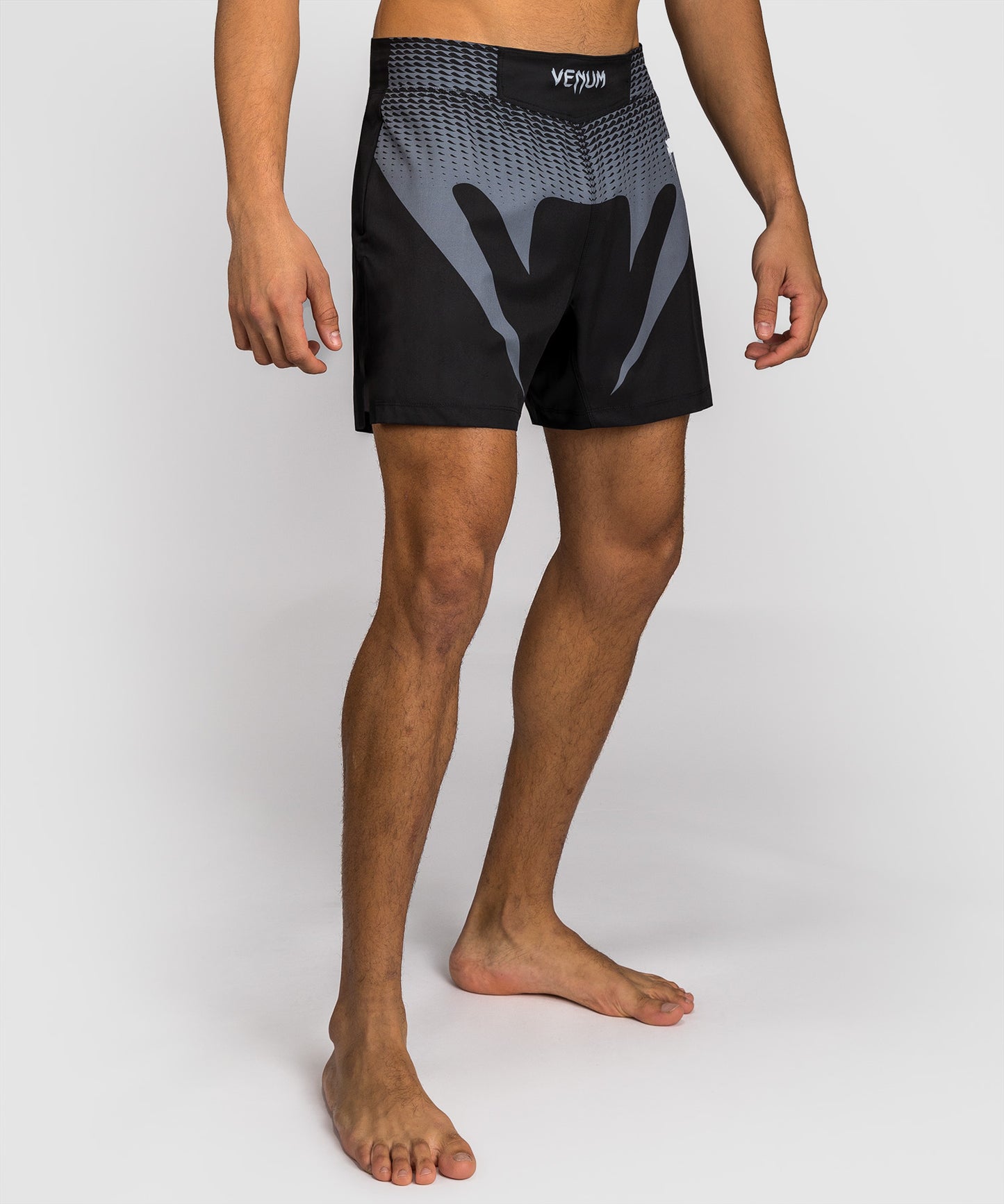 Short de Combat Venum No Gi - Noir/Gris Argenté