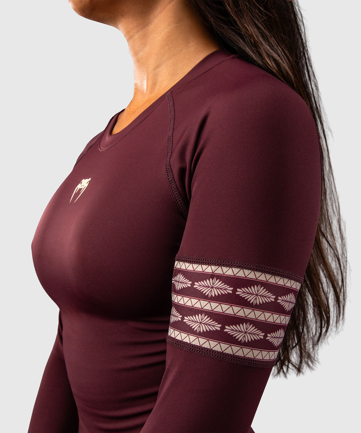 Venum Talisman Langarm Rashguard - Pflaume