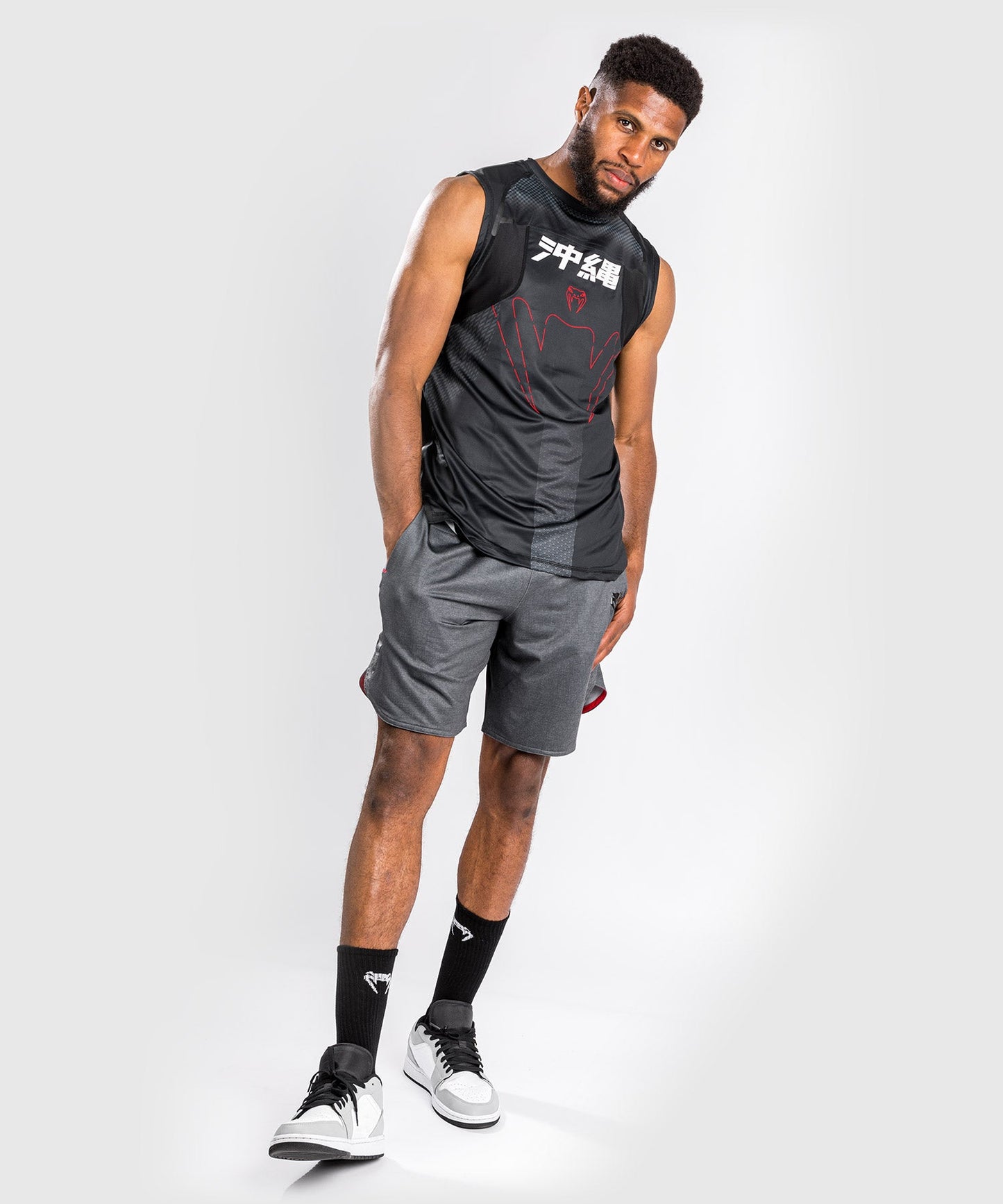 Venum Okinawa 3.0 Dry Tech Tank Top - Schwarz/Rot