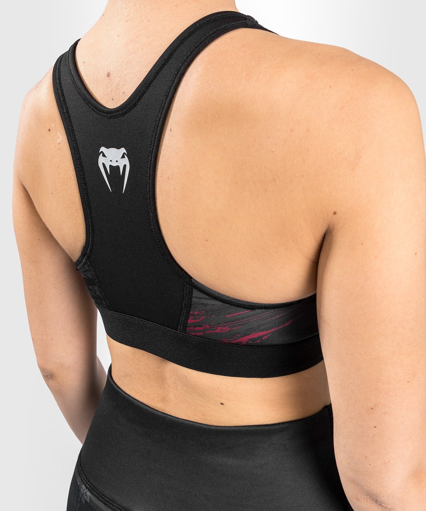 Venum Authentic Fight Week 2.0 UFC Damen-Sport-BH - Schwarz/Rot