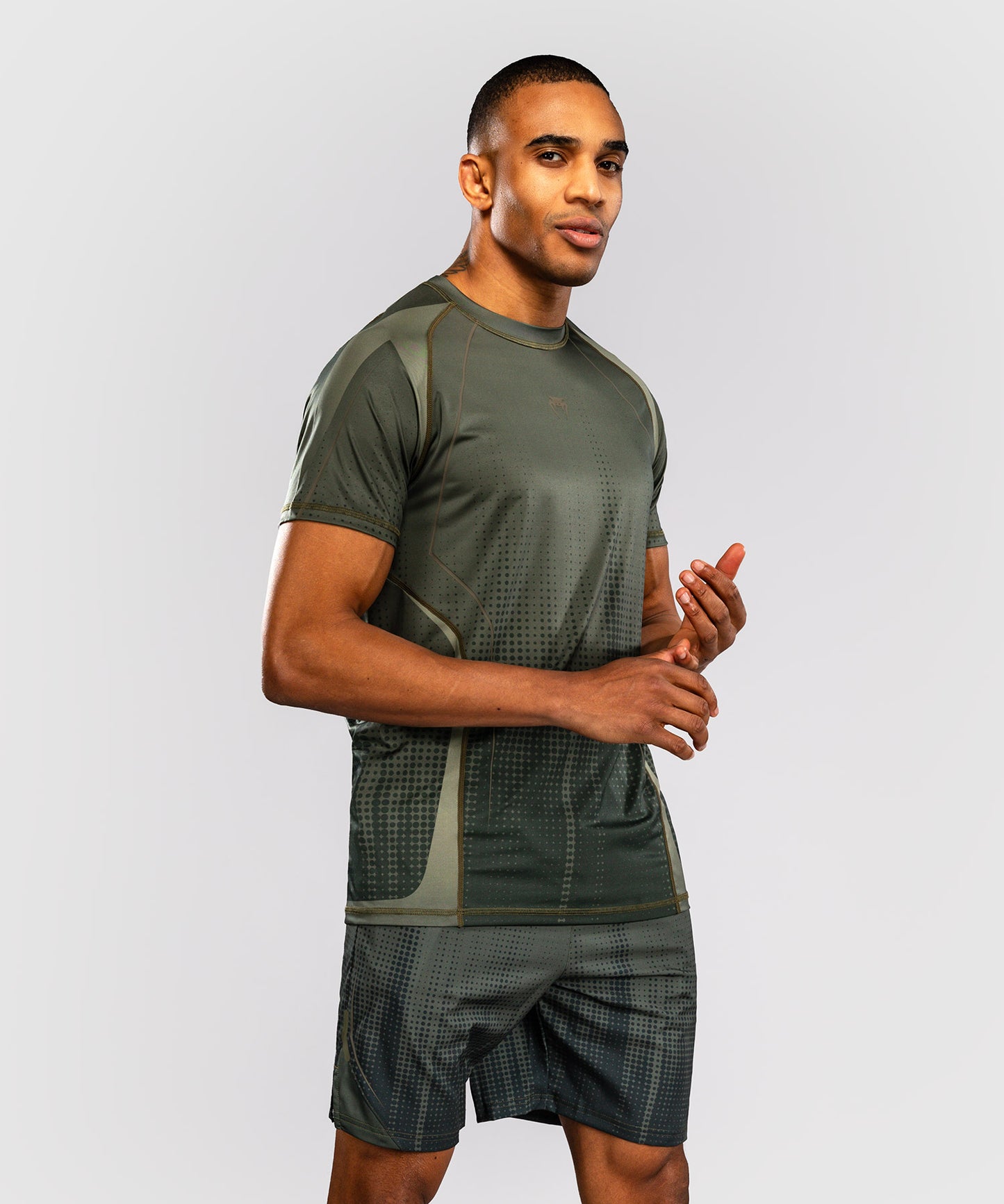 T-shirt Dry Tech Venum Stealth – Kaki/Vert Foncé