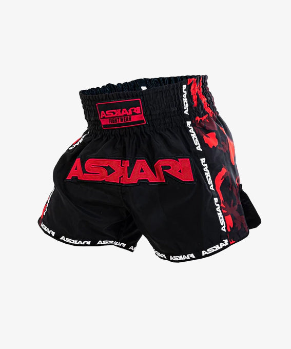 Askari Sahara Pantaloncini da Muay Thai - Nero