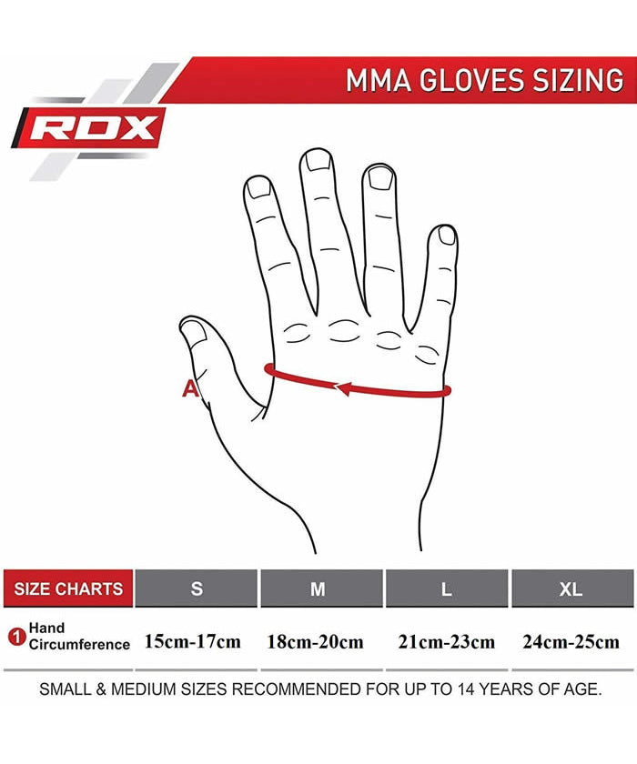 RDX Sports T6 MMA-Sparring-Handschuhe - Rot
