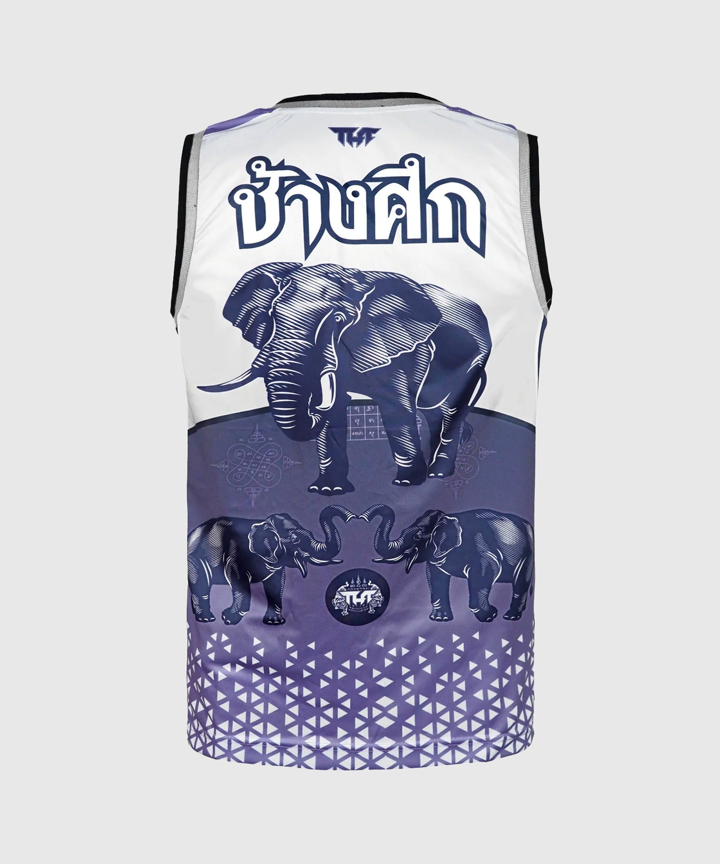 Tuff Top War Elephant Tanktop - Weiß/Violett