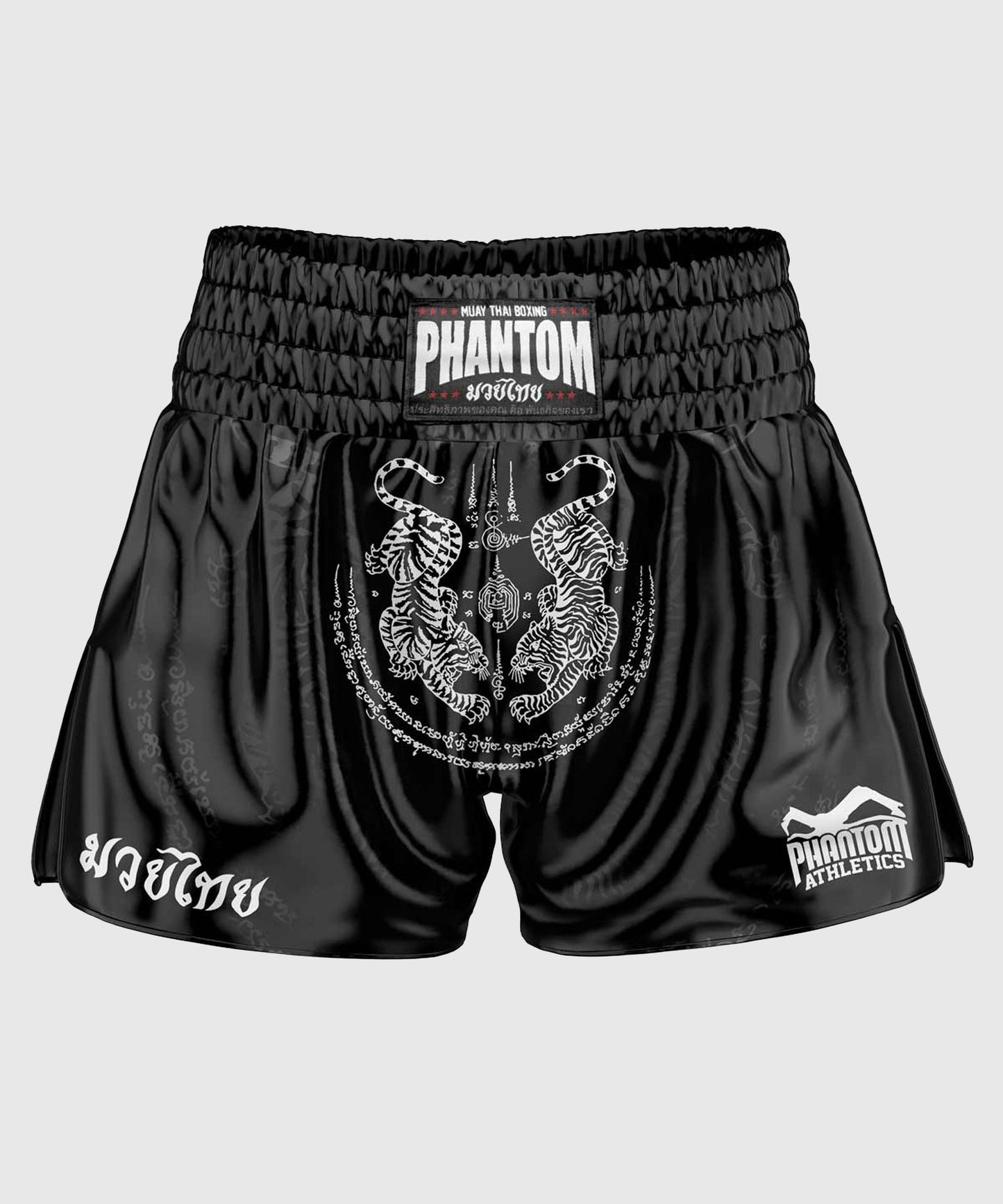Short de Muay Thai Phantom Athletics Sak Yant - Noir