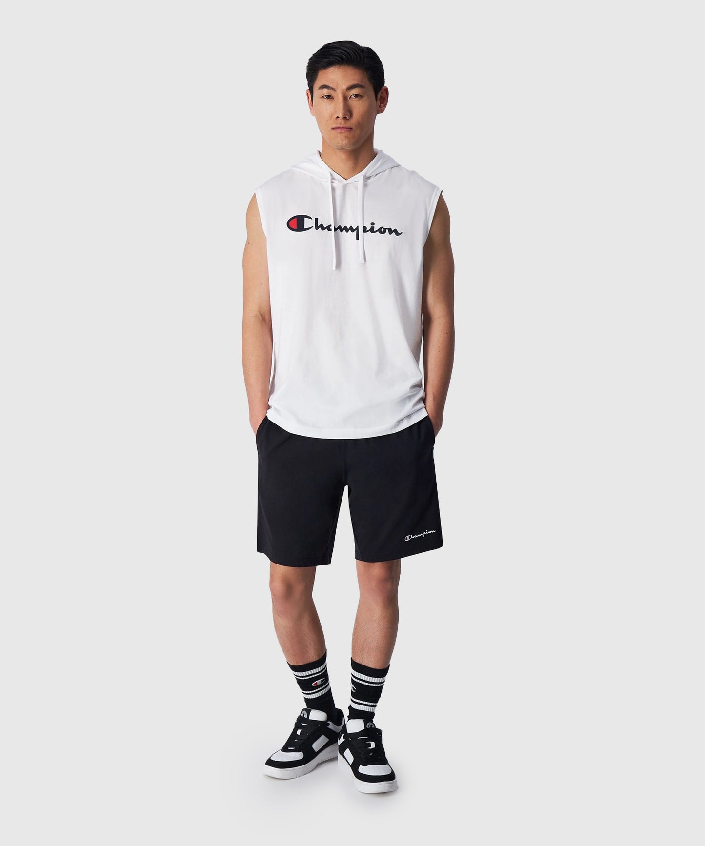 Champion Legacy Felpa Senza Maniche – Bianco