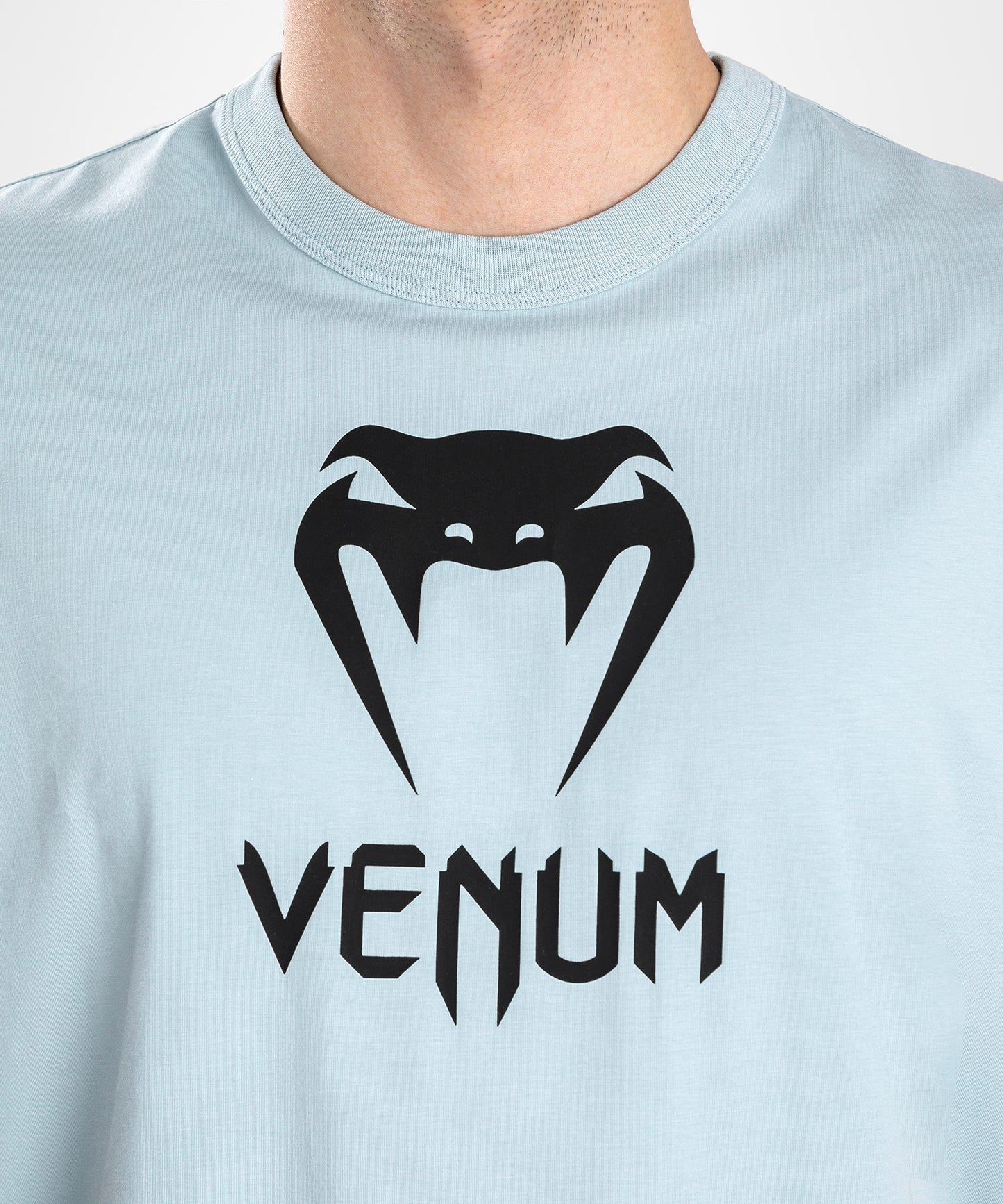 Venum Classic T-Shirt - Blau Hell/Schwarz