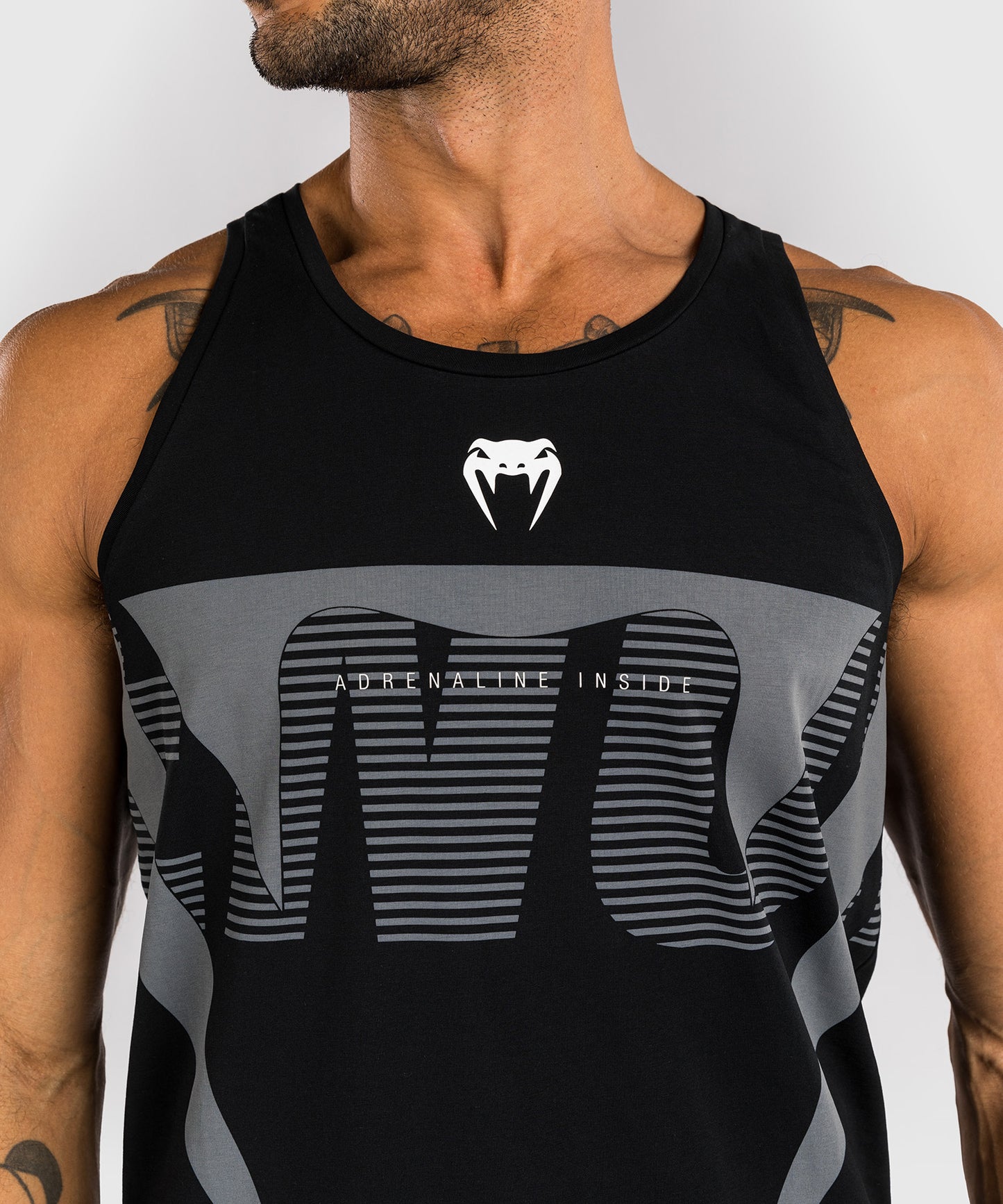 Venum Adrenaline Tank Top – Schwarz/Silbergrau