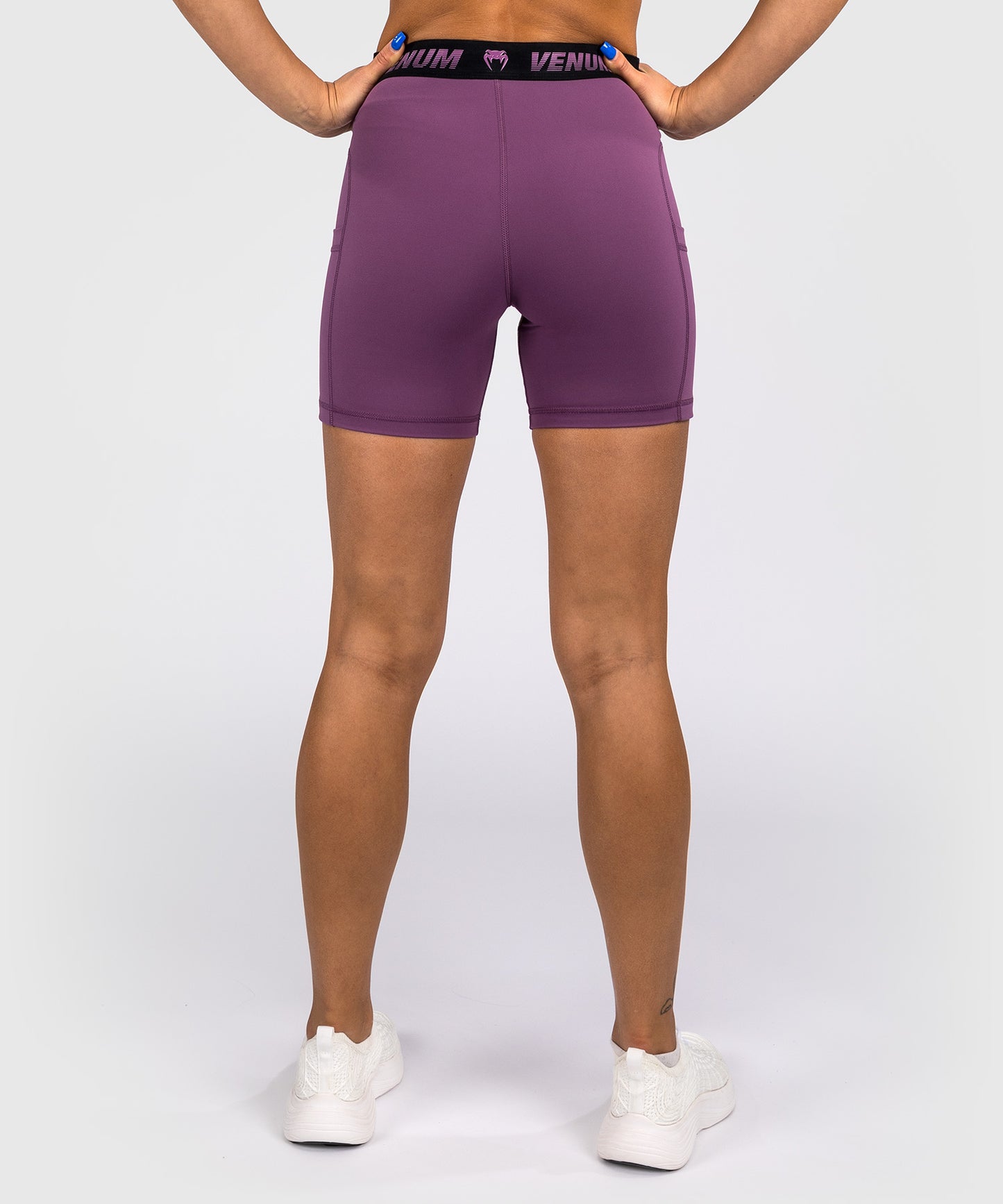 Short de compression long pour Femmes Venum Elevate - Lilas