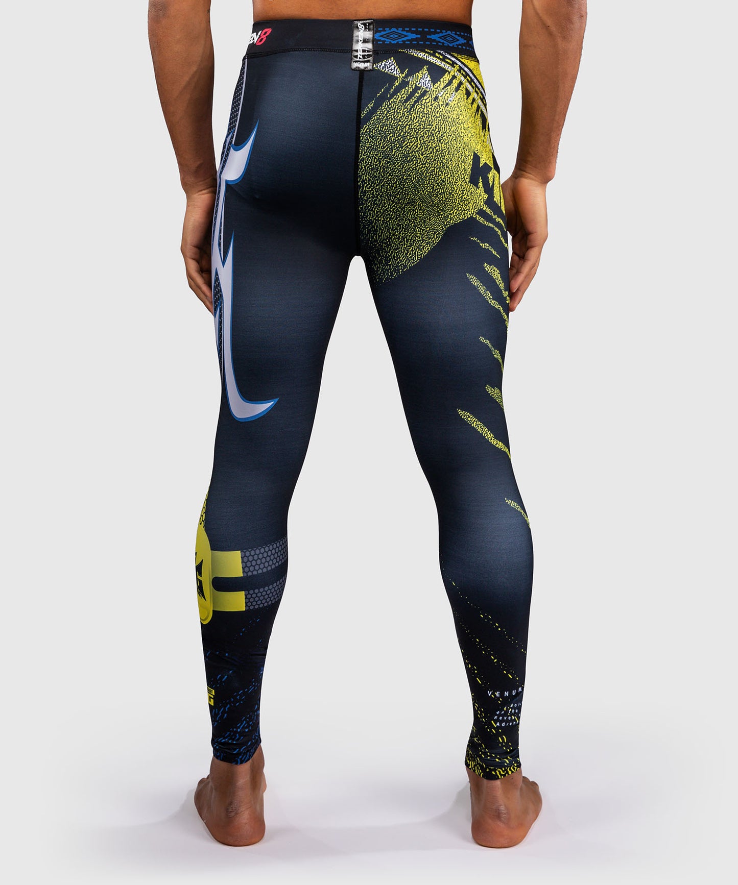 Pantalon de Compression King Venum x TEKKEN 8 - Noir/Jaune