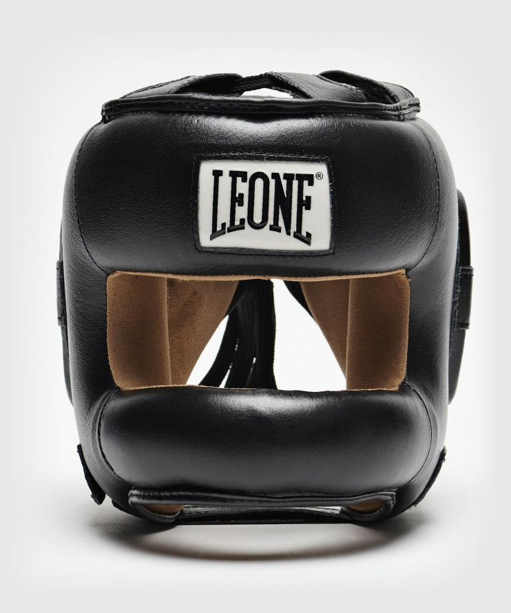 Leone Protection Boxhelm mit Barre - Schwarz