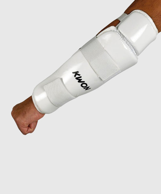 Kwon Protecciones de Antebrazo y Codo - Blanco