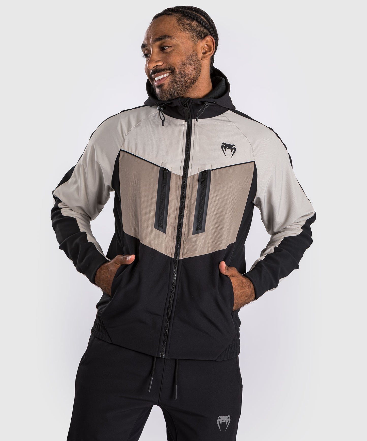 Veste de survêtement Venum Laser 3.0 - Noir/Sable