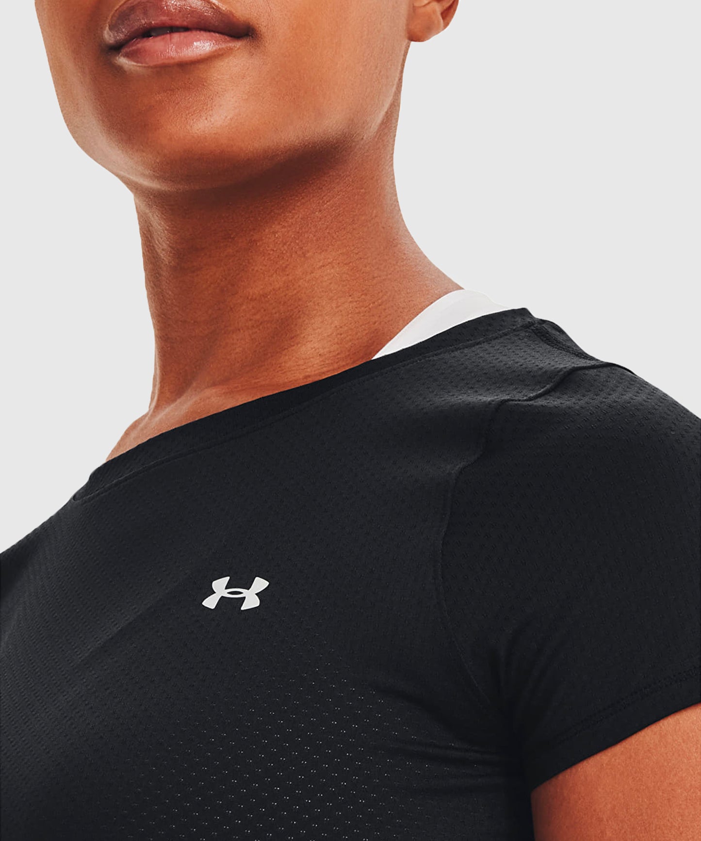 Under Armour Heatgear® Camiseta para Mujer – Negro