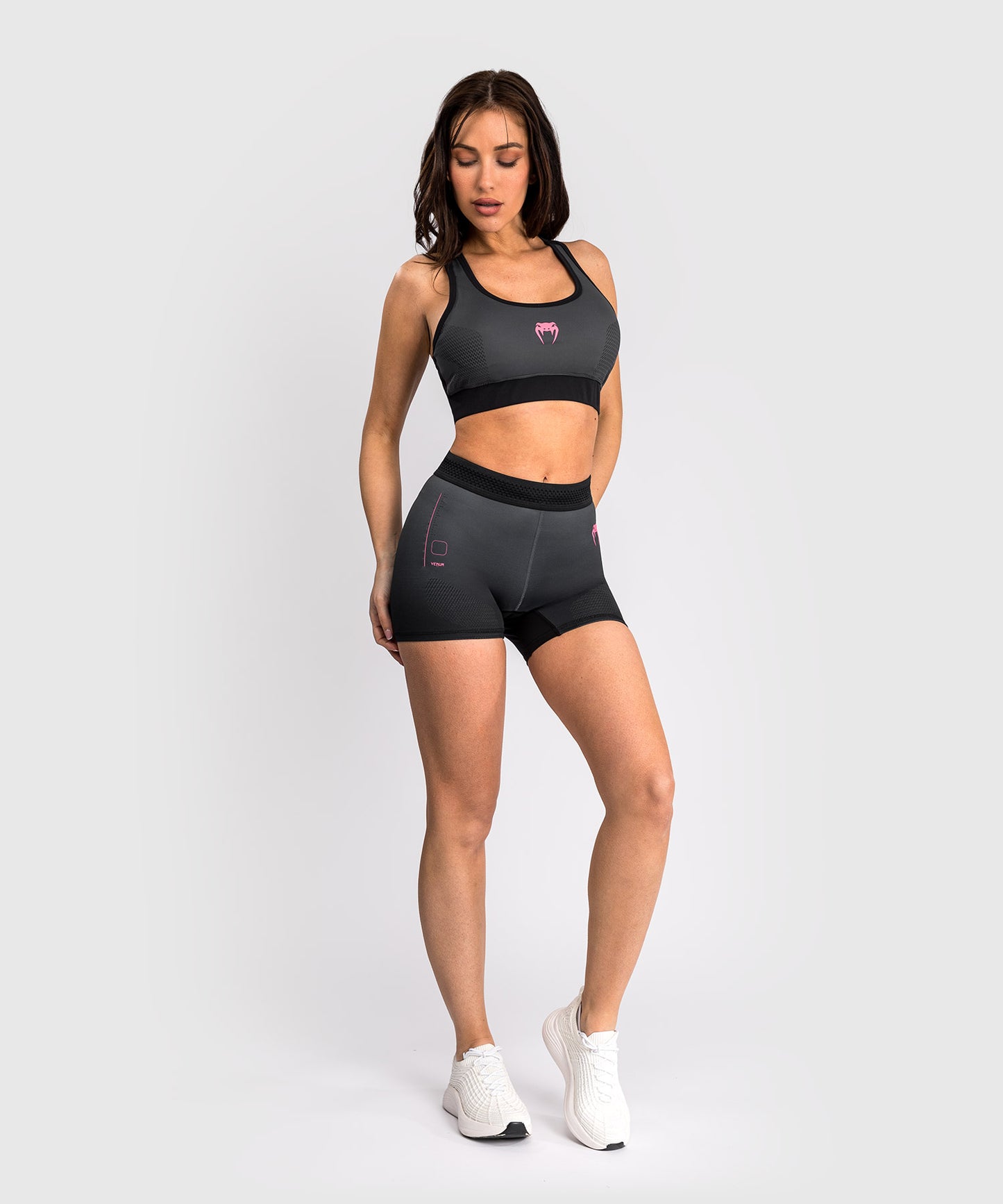 Venum Tactical XT Short Vale Tudo Mujer - Negro/Gris Tormenta
