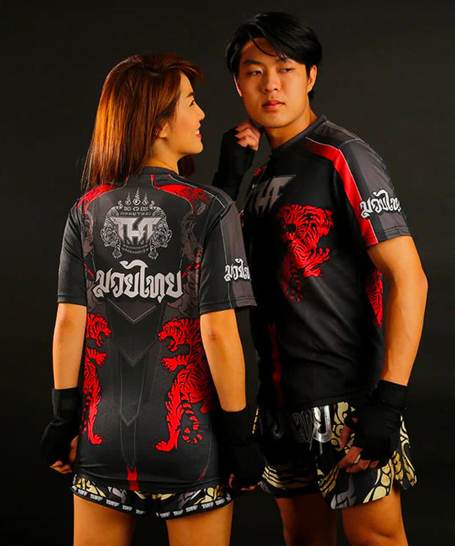 Tuff Double Tiger Camiseta - Negro