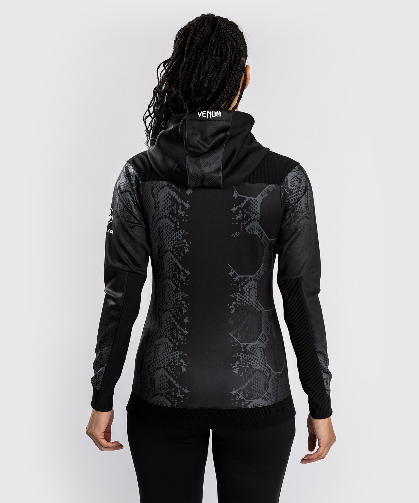 UFC Adrenaline by Venum Authentic Fight Night Women’s Walkout Hoodie - Black