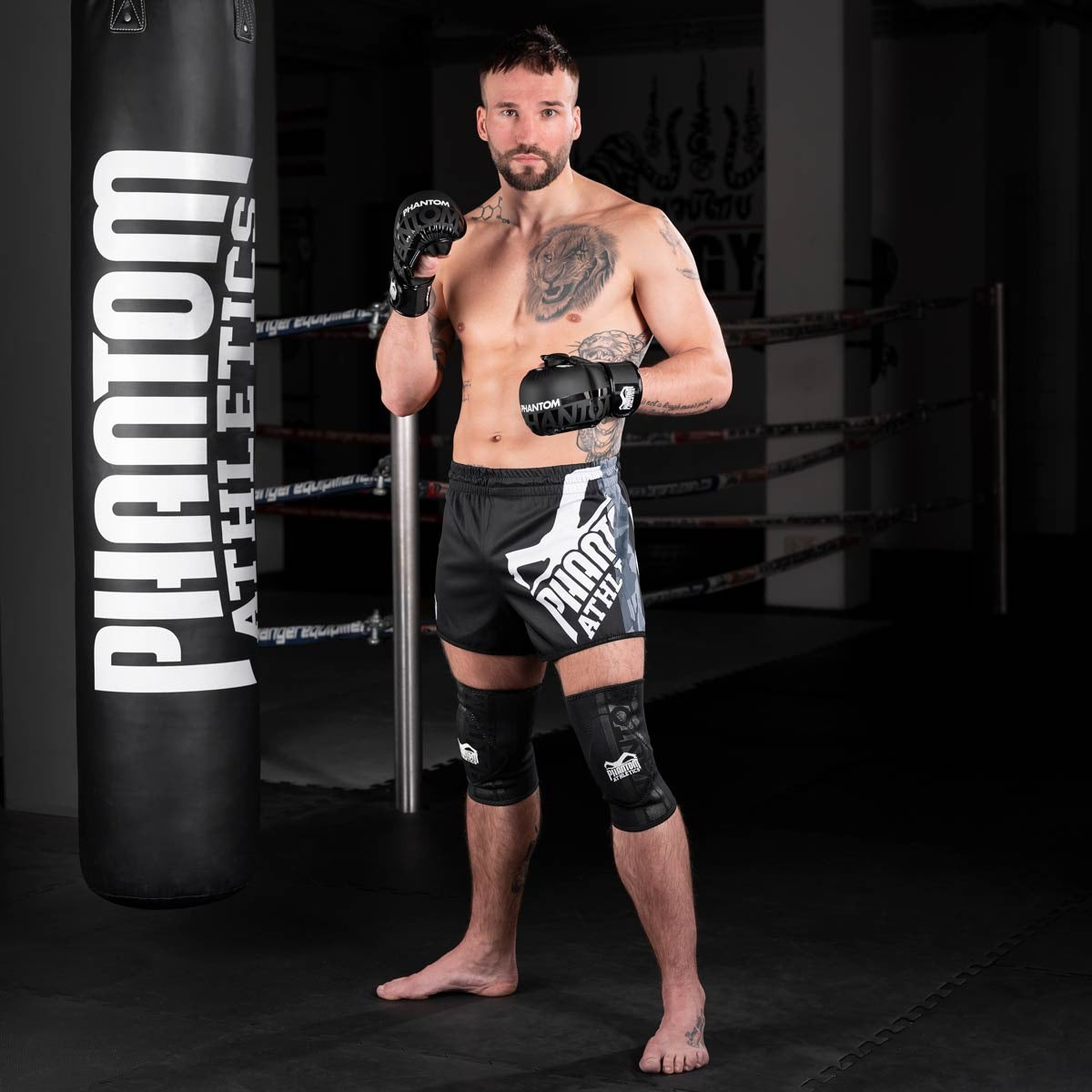 Phantom Athletics Apex Ginocchiere da Grappling - Nero