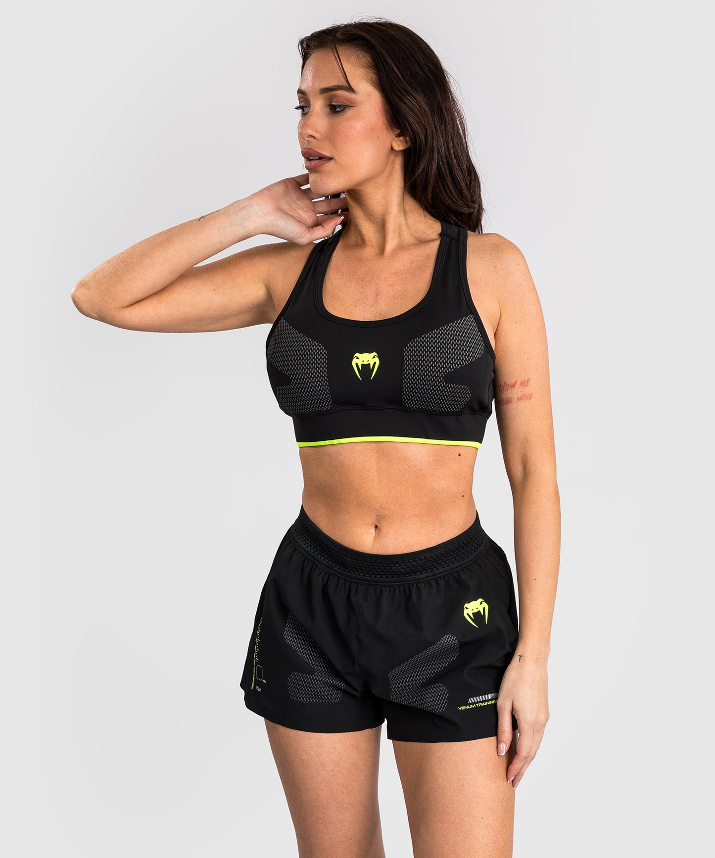 Brassière de sport Venum Training Camp 4.0 - Noir/Vert Fluo