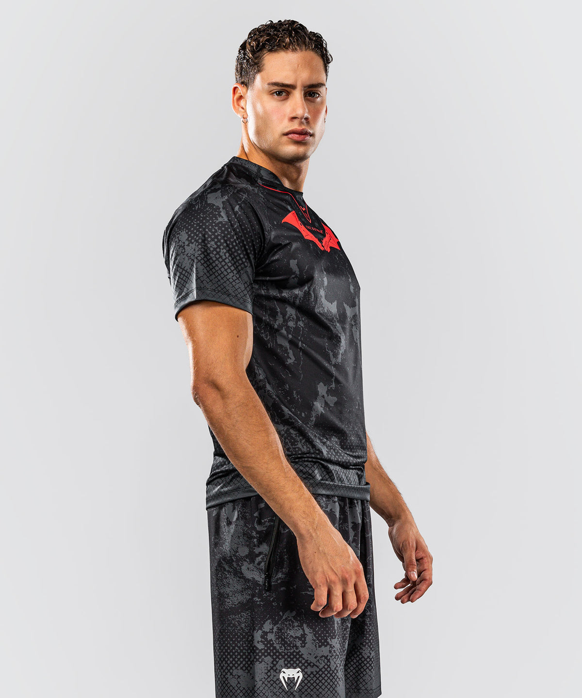 Venum x Batman Dry-Tech-T-Shirt - Schwarz/Grau/Rot
