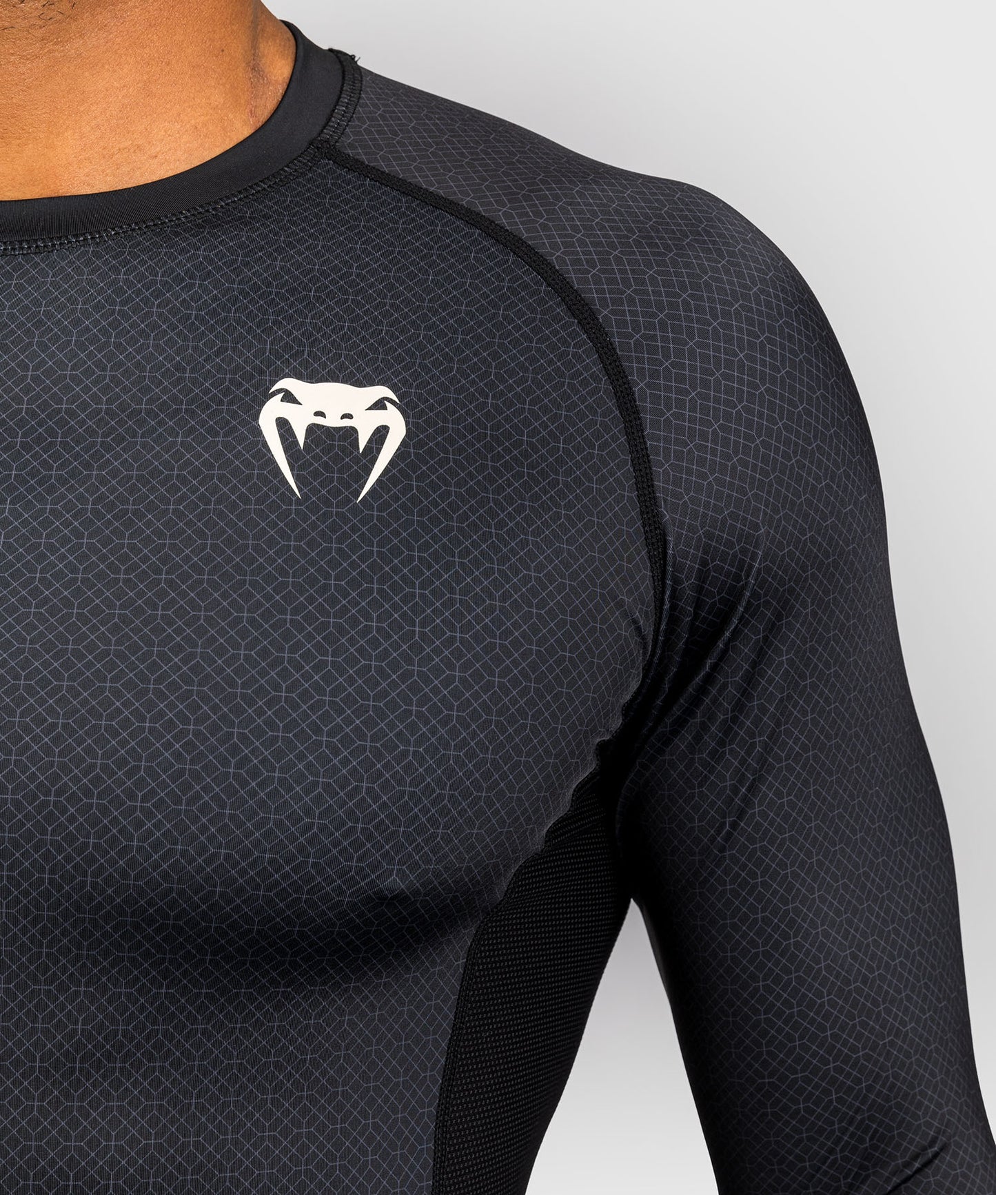 Rashguard à Manches Longues Venum x Roger Gracie Academy - Noir