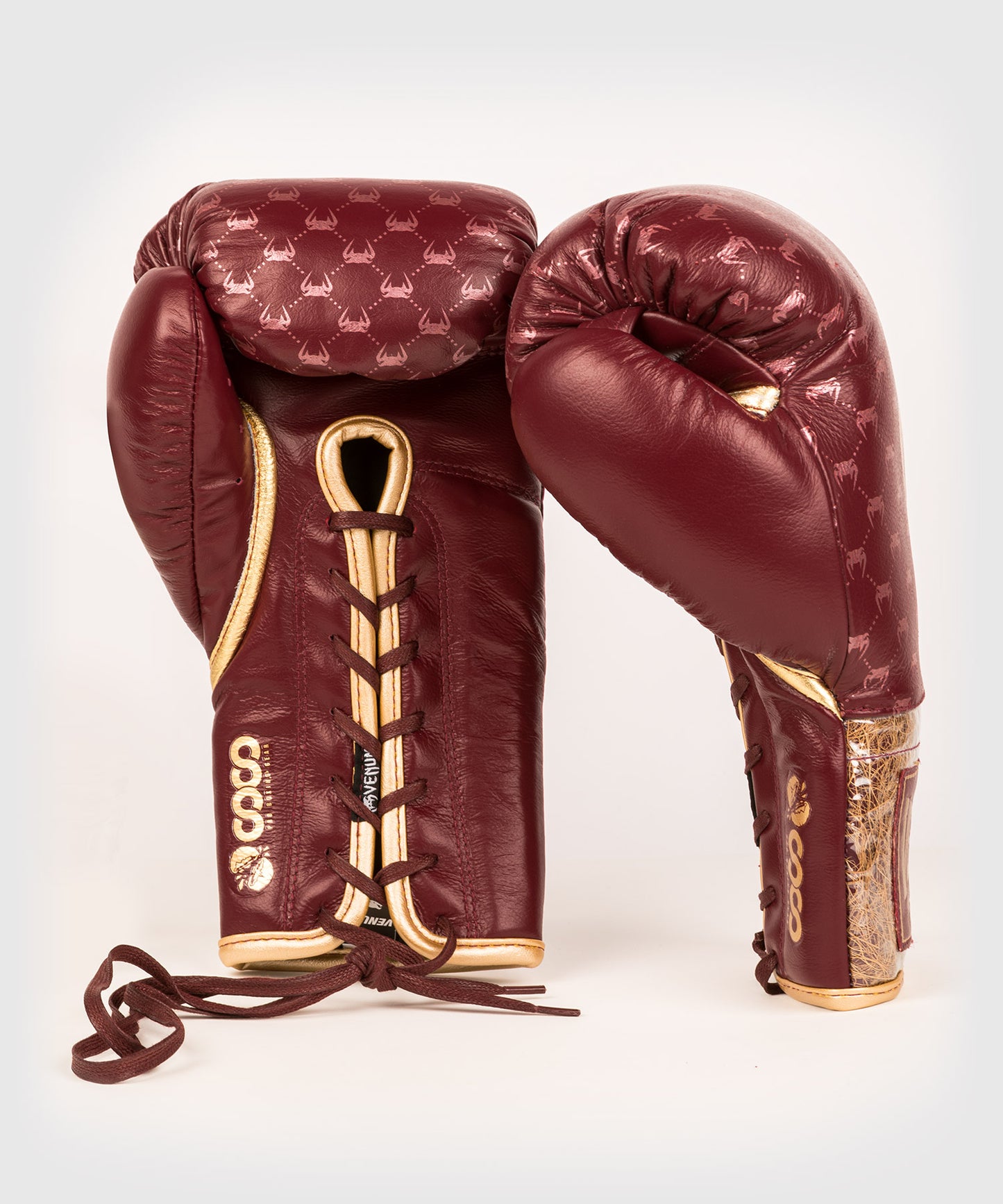 Venum Coco Monogram Pro Boxhandschuhe – Garnet Red
