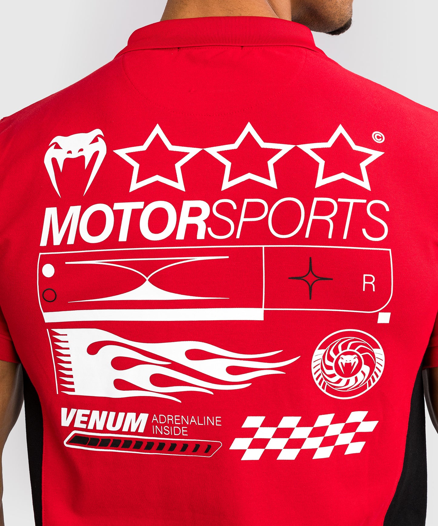 Polo en Coton Venum Motorsport - Rouge Vif