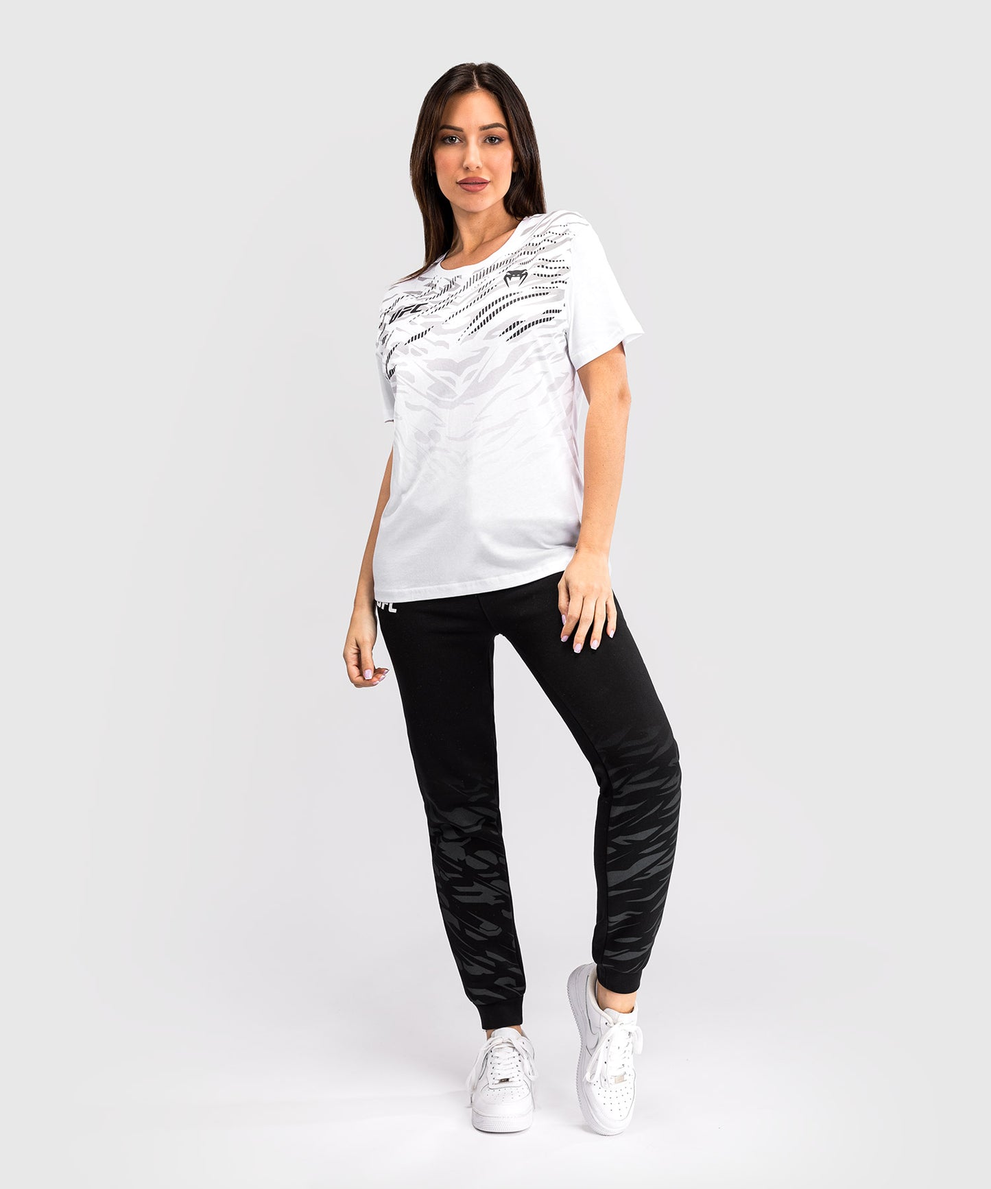 UFC Fusion by Venum Replica Camiseta de Manga Corta para Mujer - Blanco